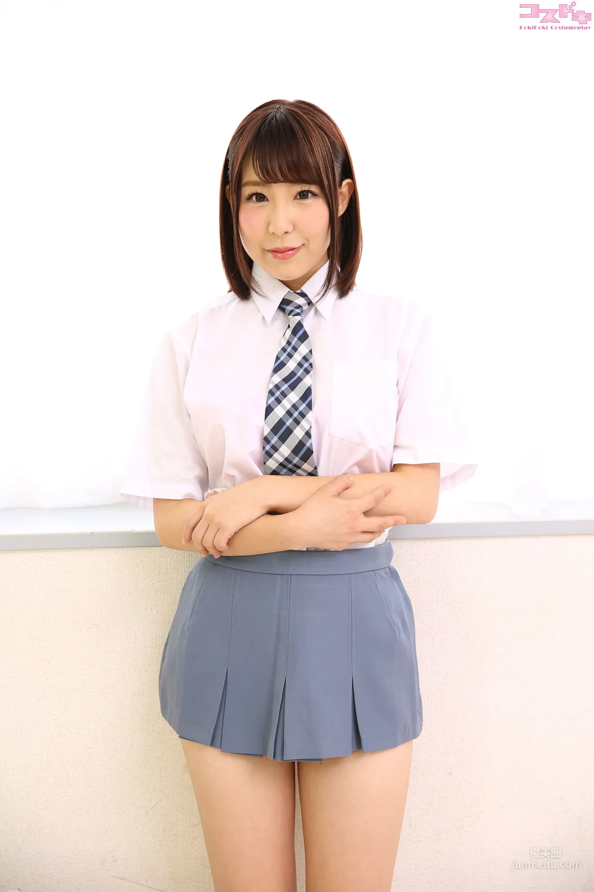 [Cosdoki] 森春流/森はるら moriharura_pic_seifuku1 寫真集 2