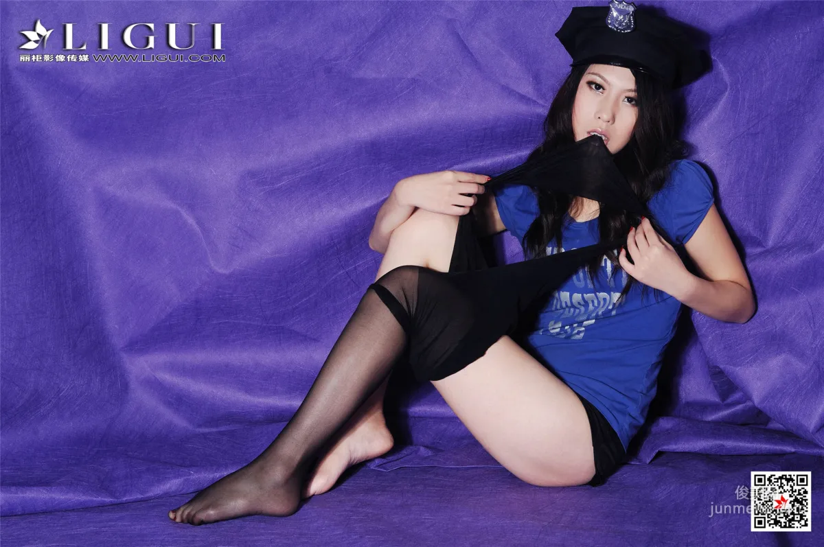 Model 幽幽《黑丝女兵》 [丽柜Ligui] 写真集33