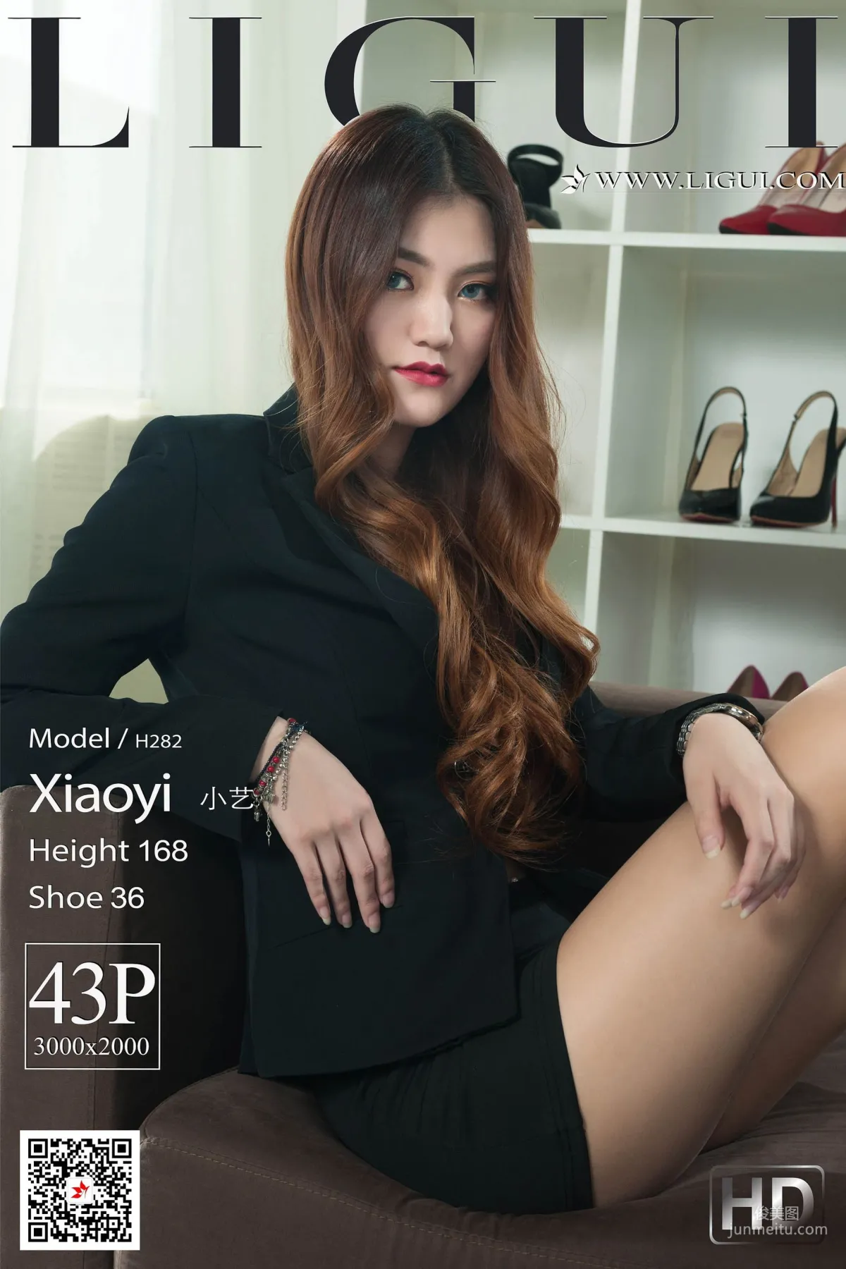 Model 小艺《肉丝袜OL》 [丽柜Ligui] 写真集1