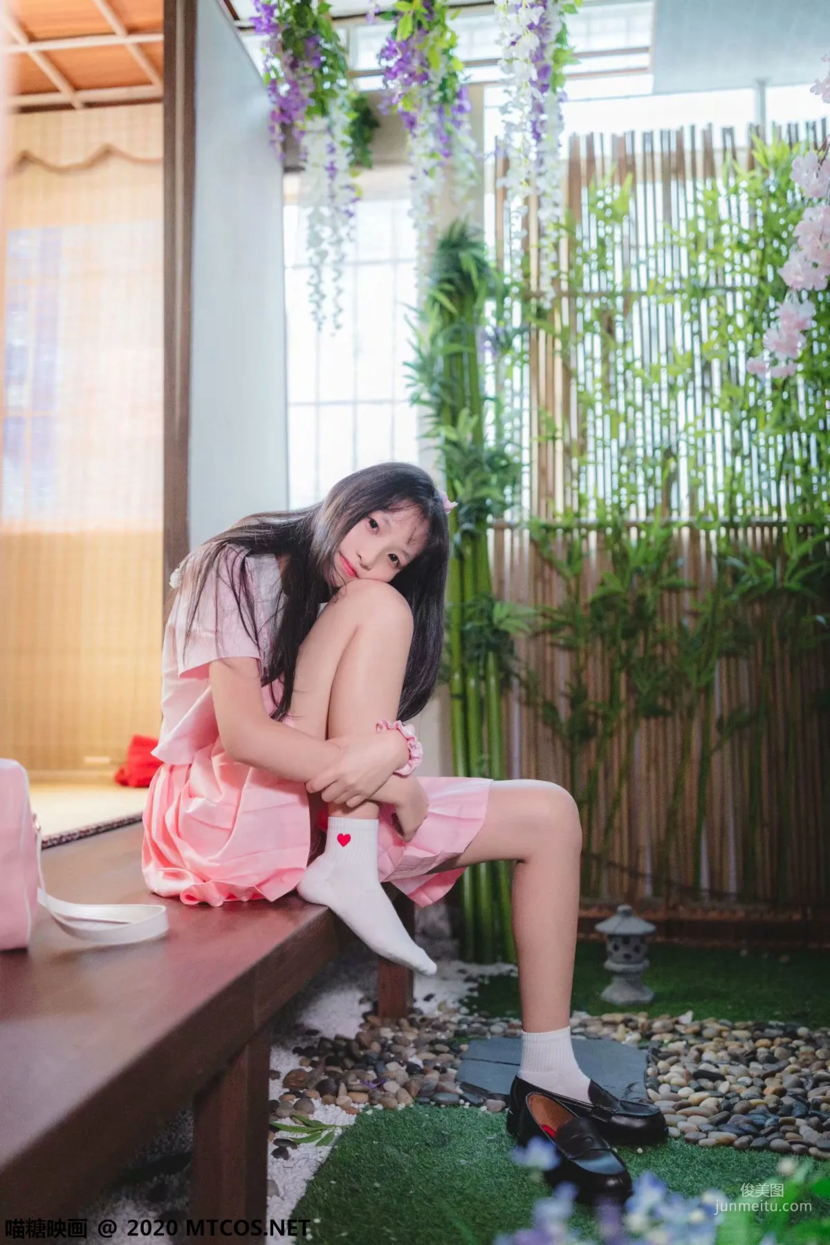 《日系粉色JK》 [喵糖映画] VOL.087 写真集9