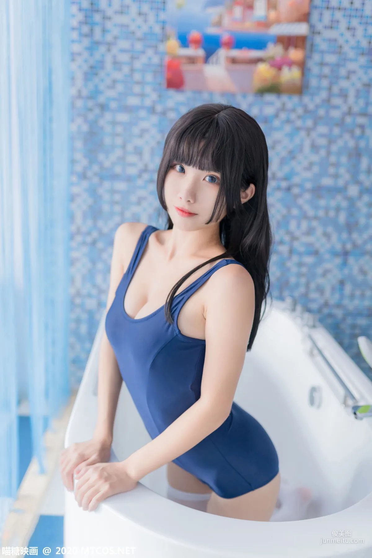 《白浴缸死水库》 [喵糖映画] VOL.075 写真集1