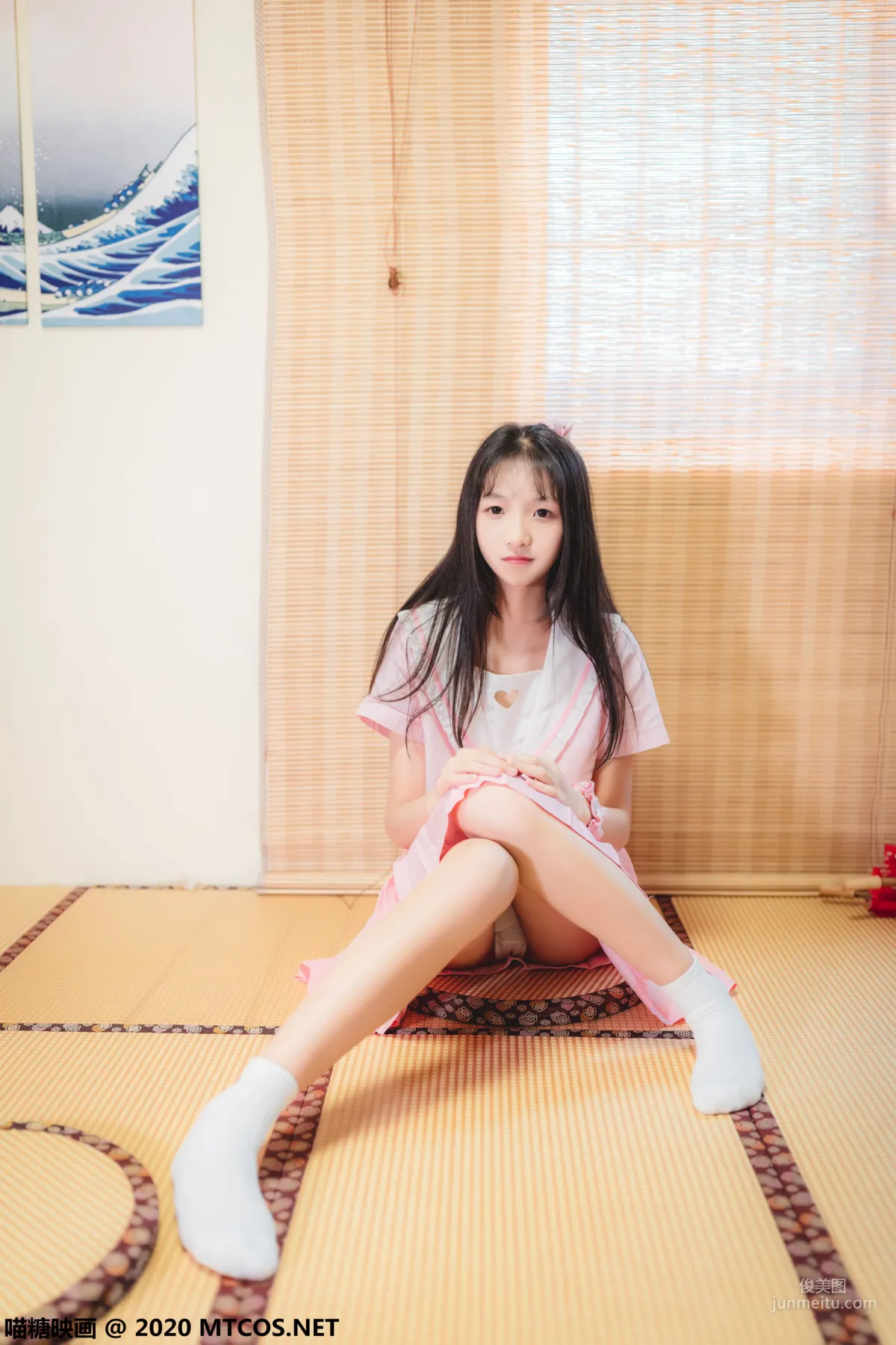 《日系粉色JK》 [喵糖映画] VOL.087 写真集24
