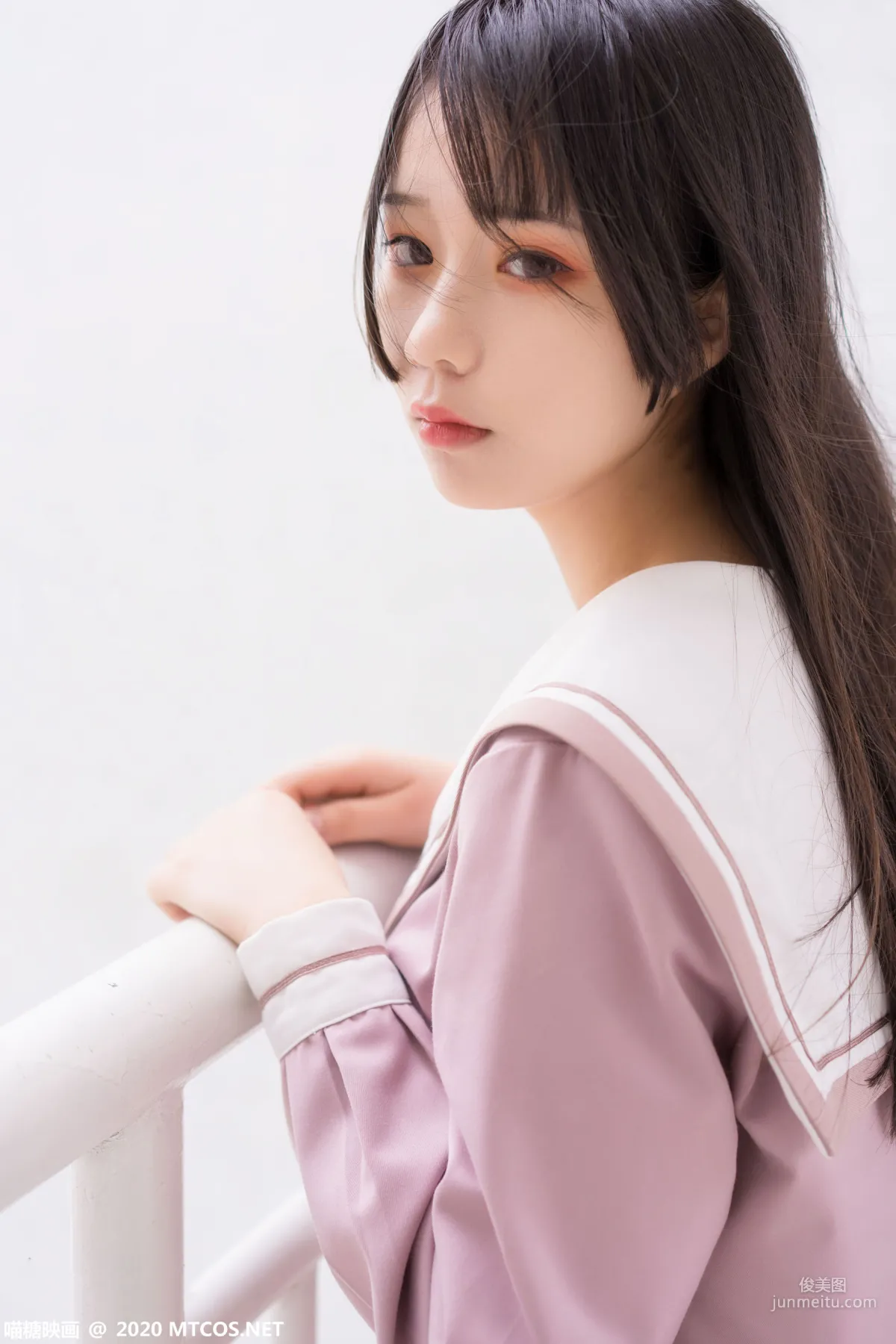 《粉色JK小姐姐》 [喵糖映画] VOL.074 写真集6