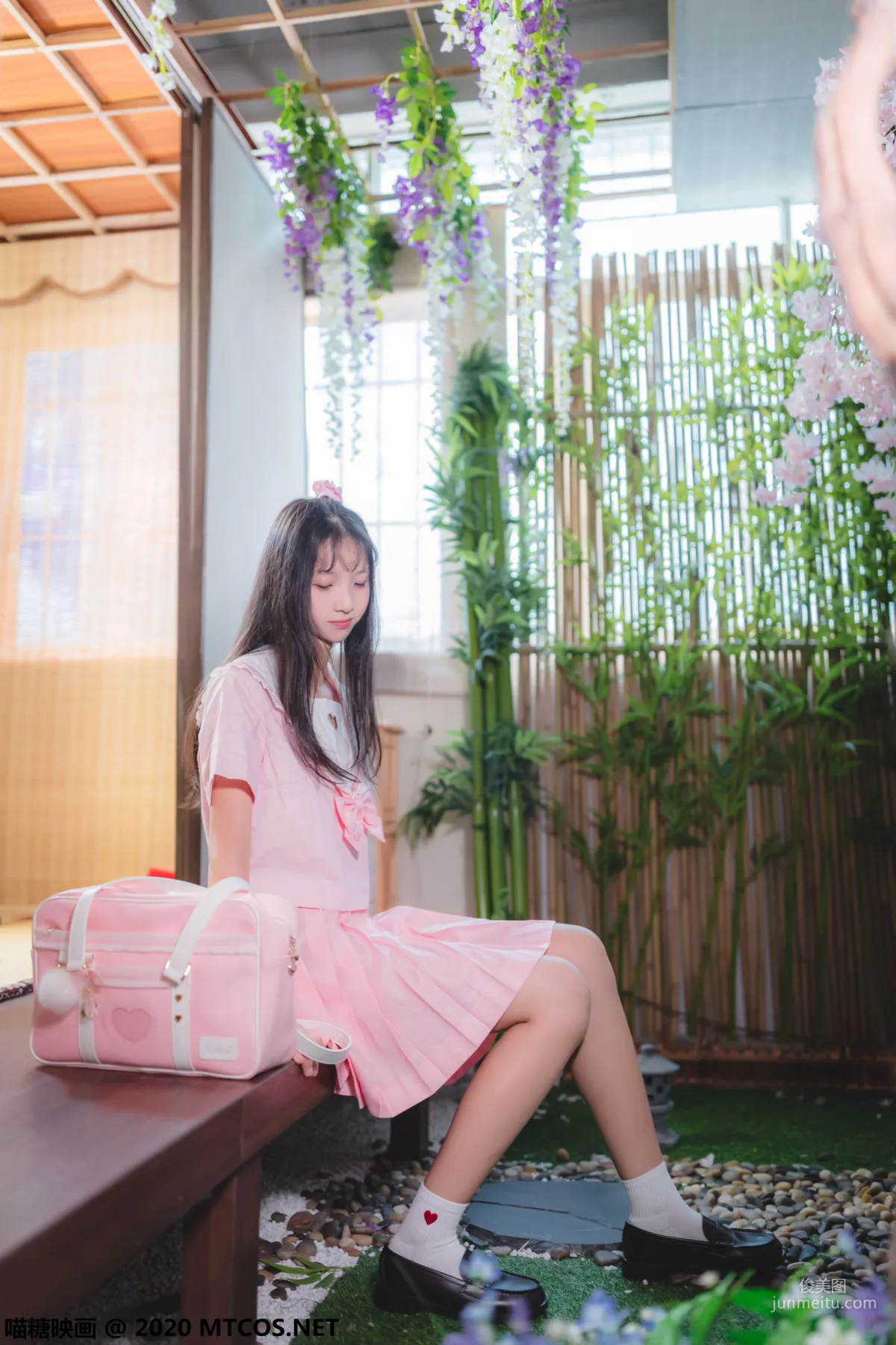 《日系粉色JK》 [喵糖映画] VOL.087 写真集32