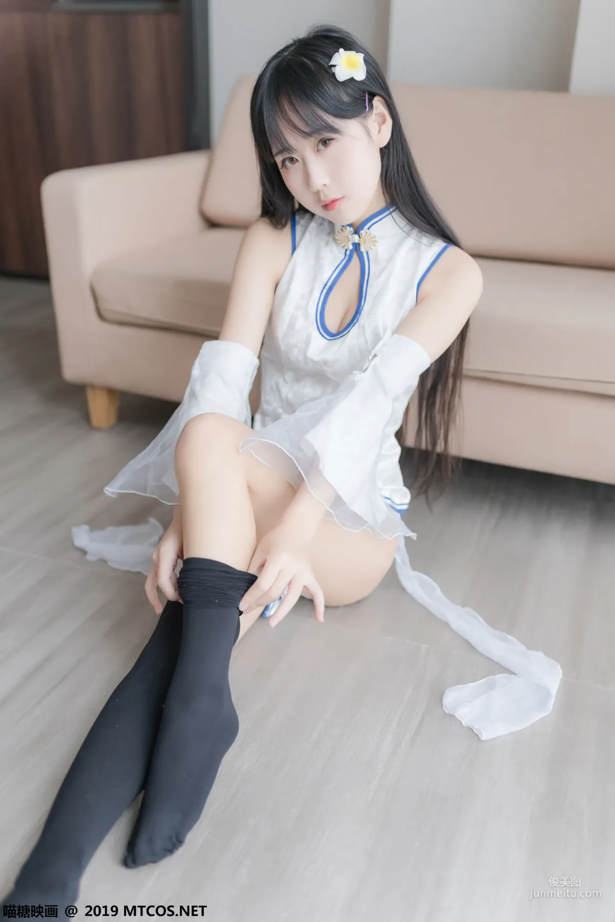 《旗袍半截袜》 [喵糖映画] VOL.066 写真集17