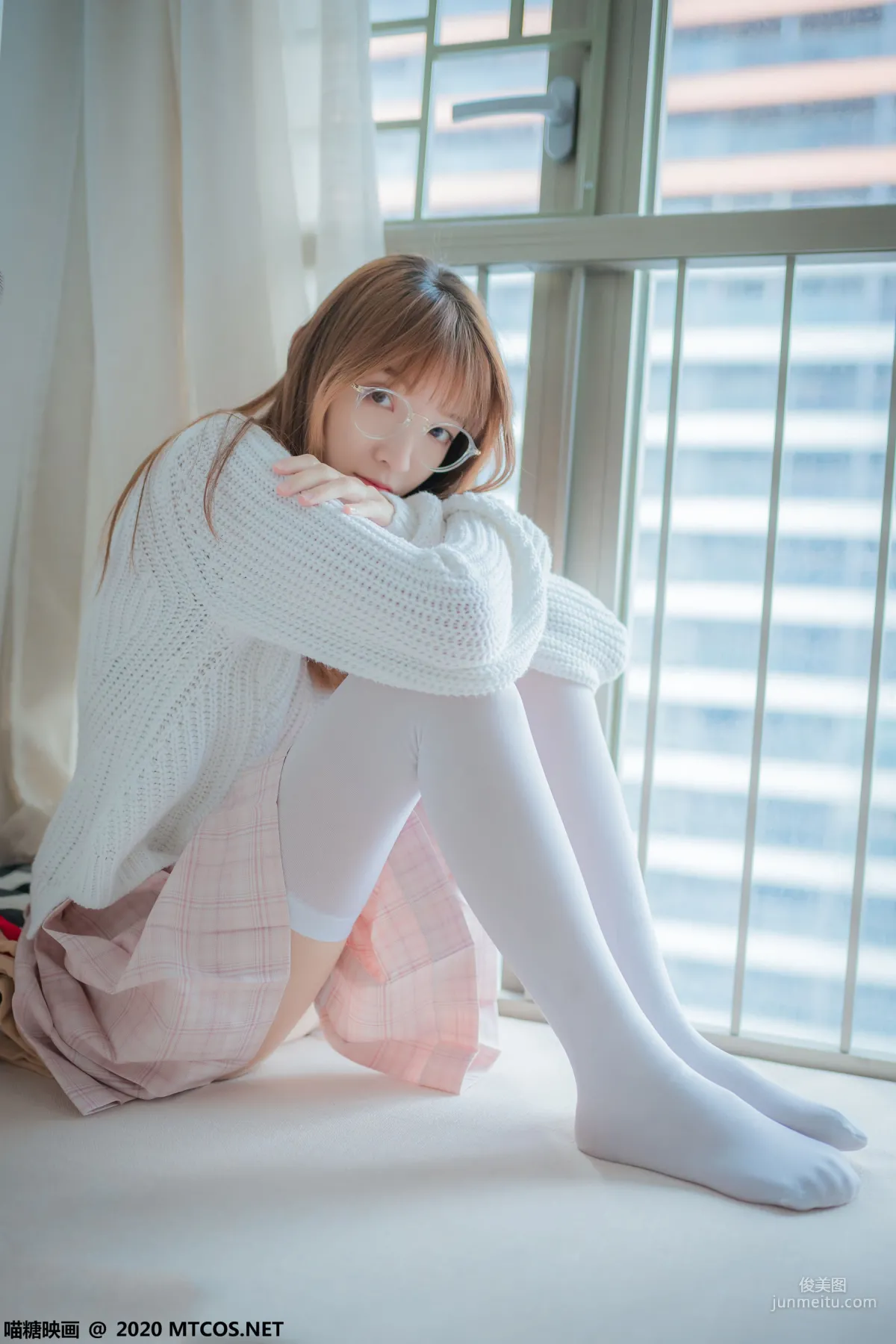 《粉格裙的眼睛娘》 [喵糖映画] VOL.077 写真集1