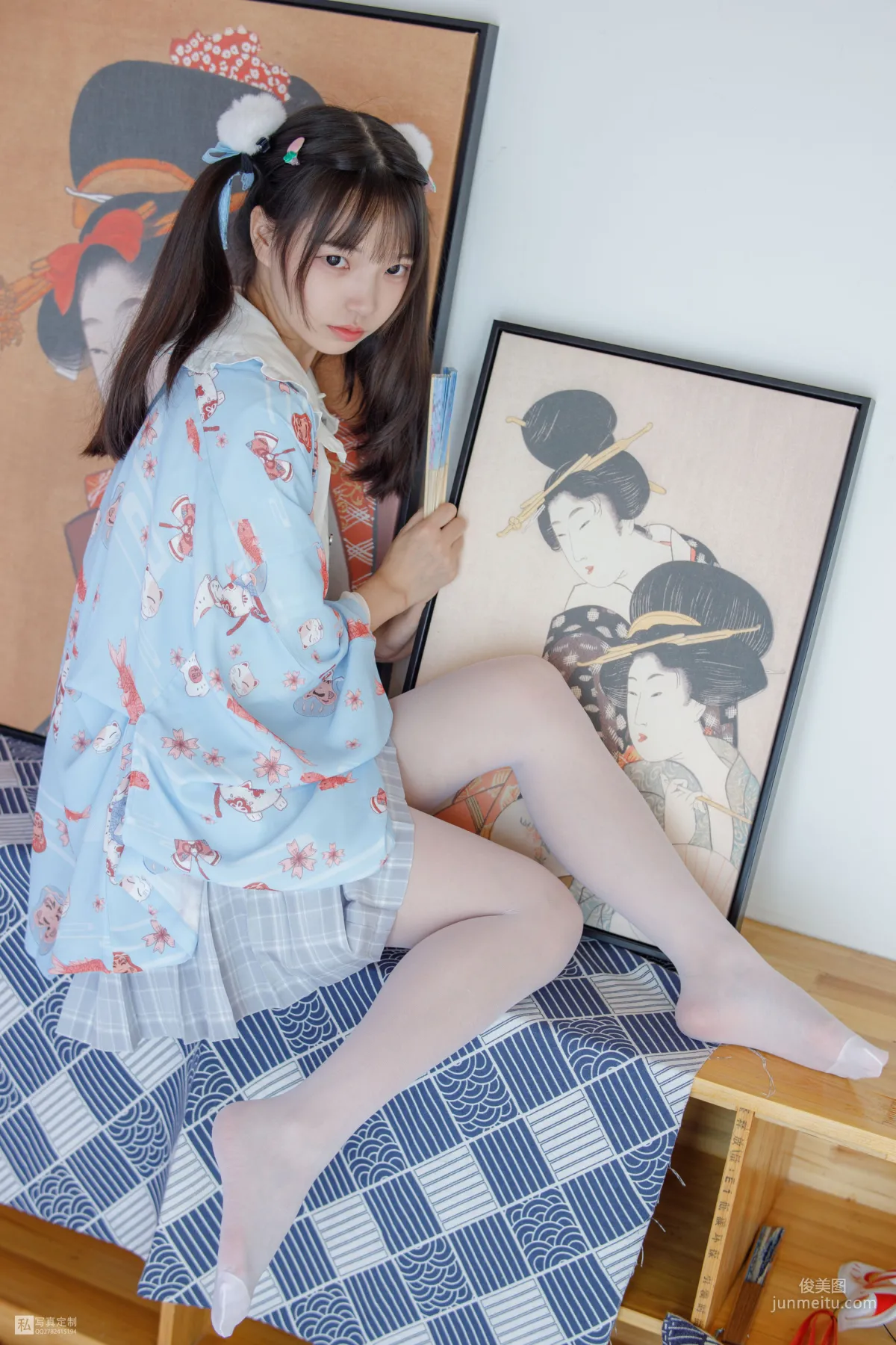 默陌《15D白絲 花裡胡哨的民宿》 [森蘿财團] JKFUN-027 寫真集 42