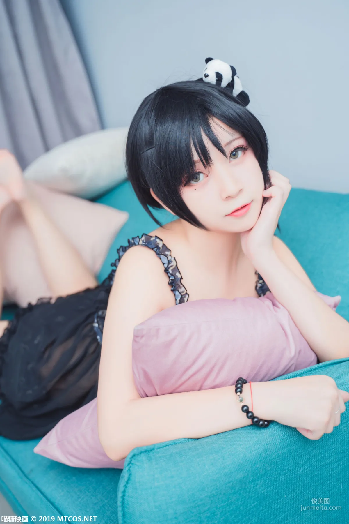 《蕾丝吊带》 [喵糖映画] VOL.063 写真集6