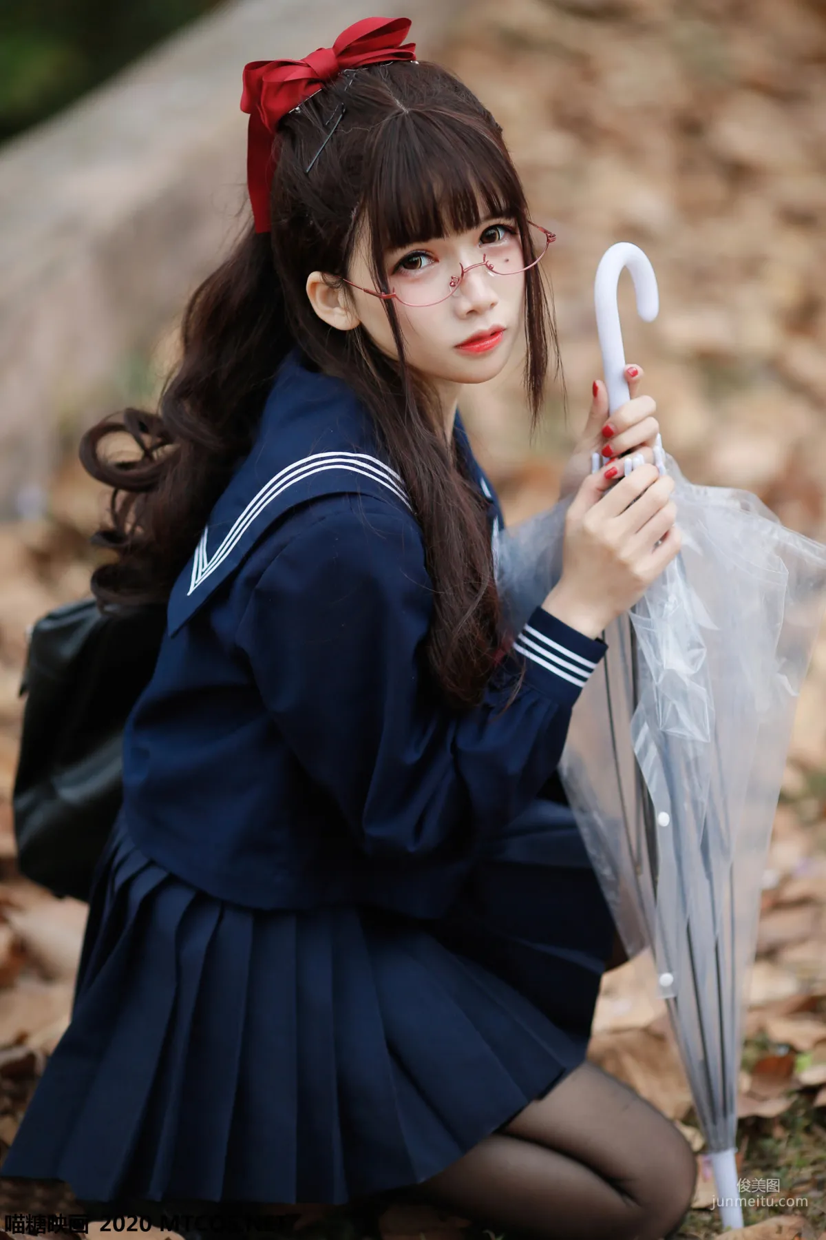 《JK制服少女》 [喵糖映画] VOL.098 写真集7