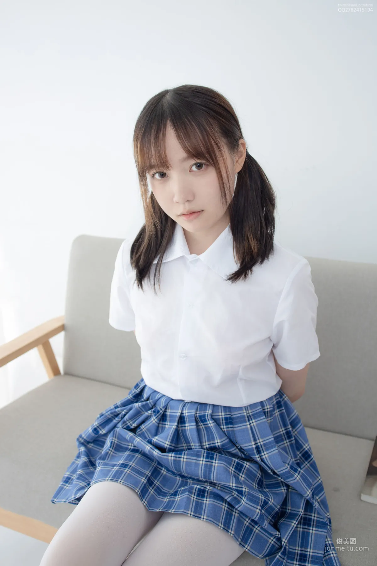 Aika《80D白丝》 [森萝财团] JKFUN-039 写真集7