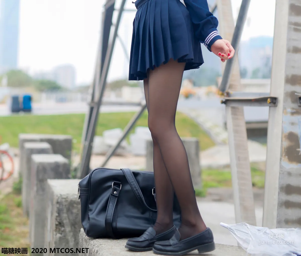 《JK制服少女》 [喵糖映画] VOL.098 写真集15