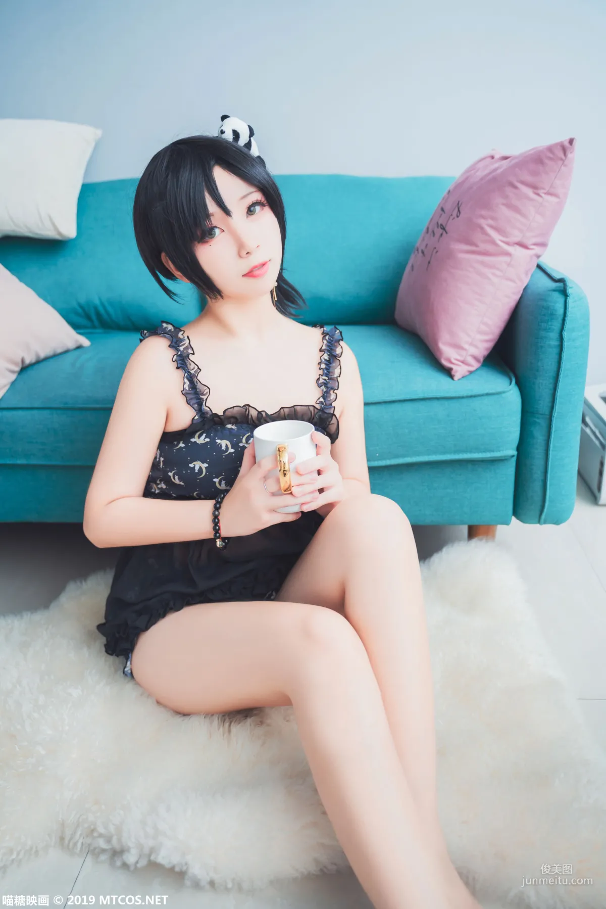 《蕾丝吊带》 [喵糖映画] VOL.063 写真集21