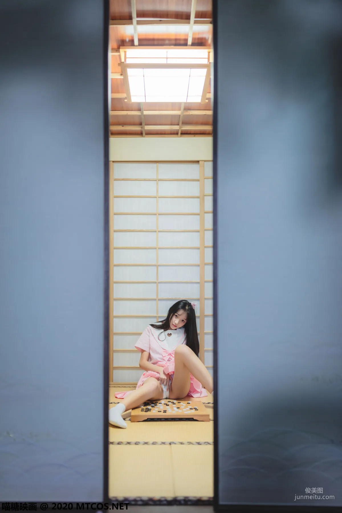 《日系粉色JK》 [喵糖映画] VOL.087 写真集12