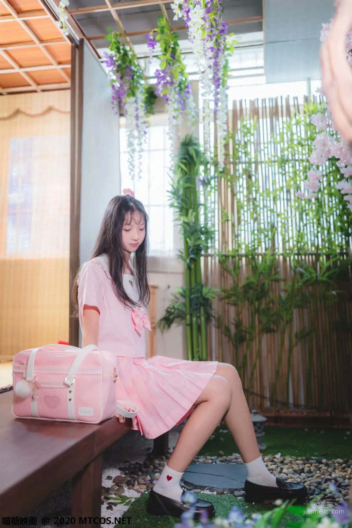《日系粉色JK》 [喵糖映画] VOL.087 写真集3