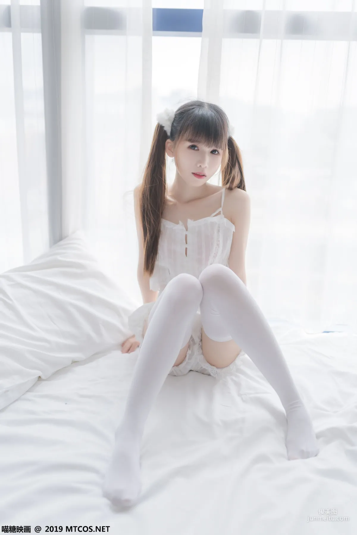 《白丝双马尾》 [喵糖映画] VOL.065 写真集1