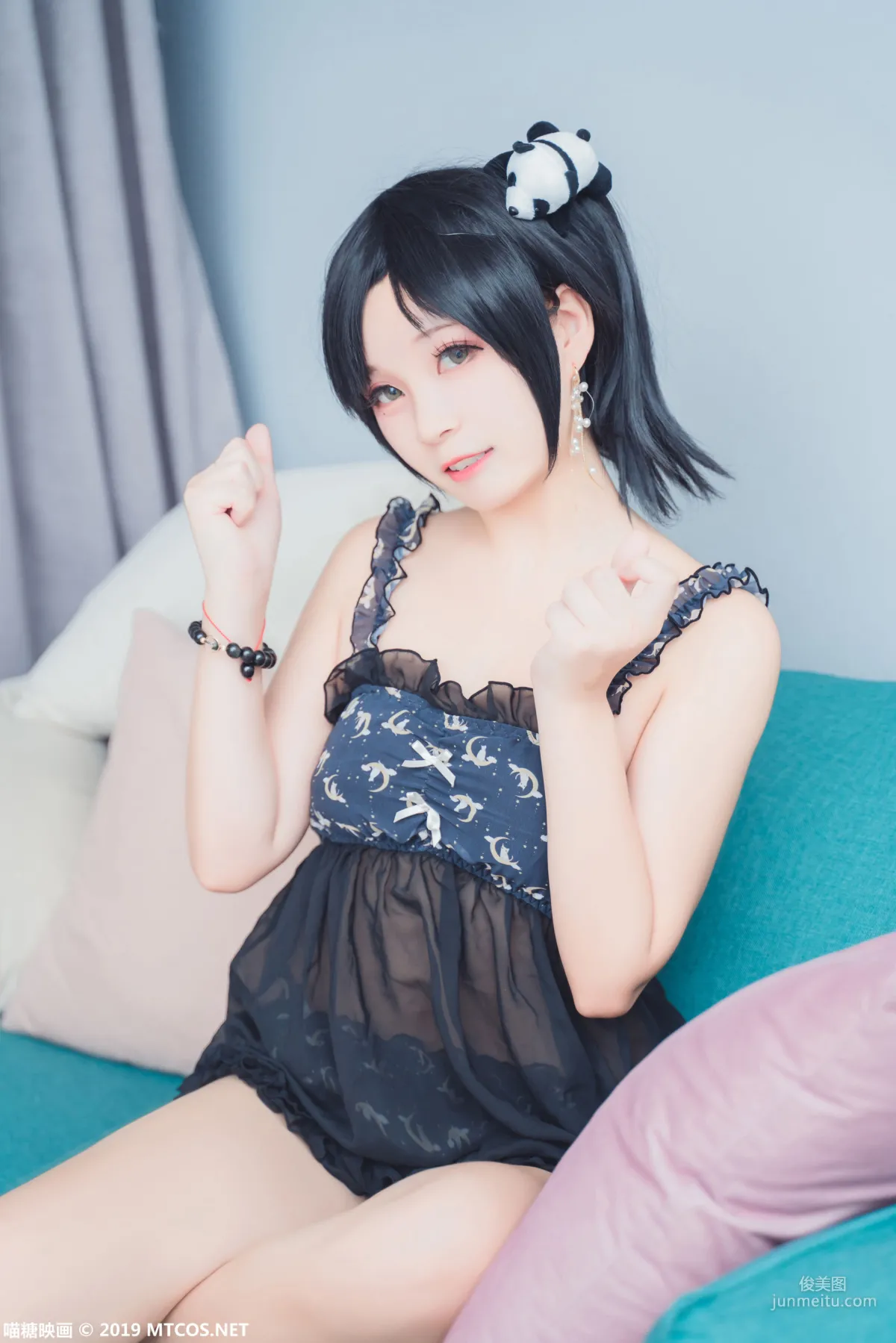 《蕾丝吊带》 [喵糖映画] VOL.063 写真集34