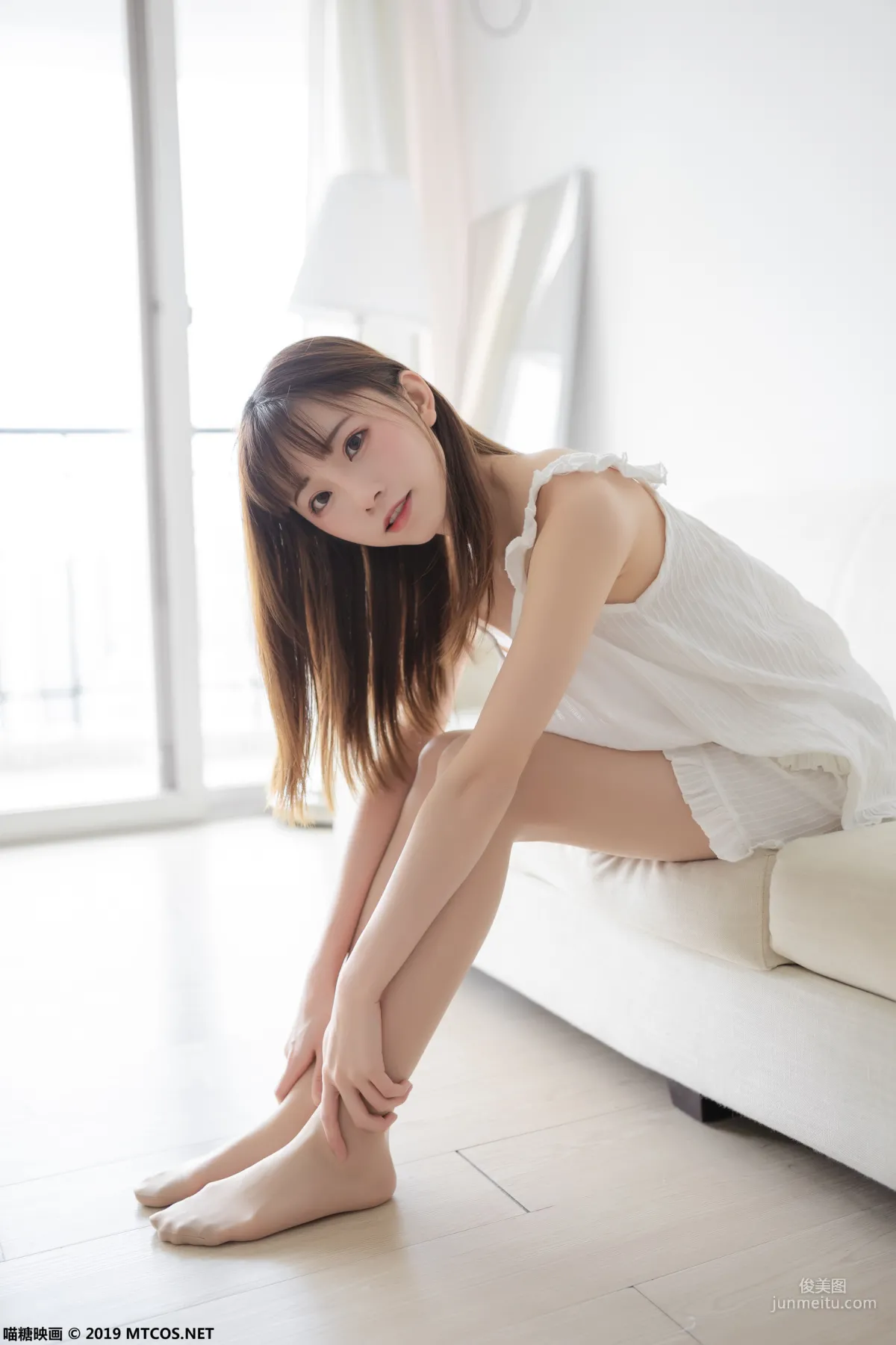 《白色睡衣》 [喵糖映画] VOL.056 写真集2