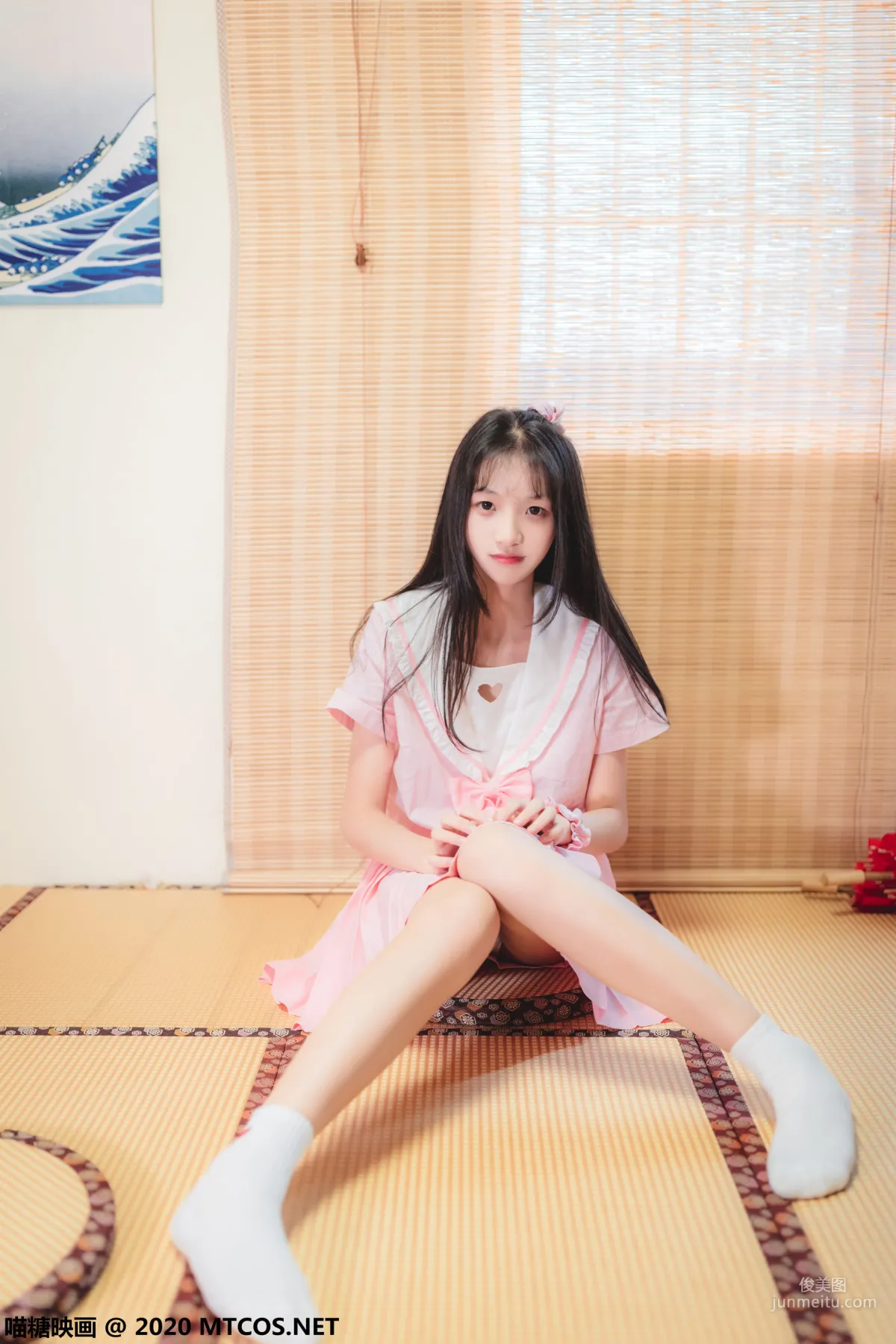 《日系粉色JK》 [喵糖映画] VOL.087 写真集25