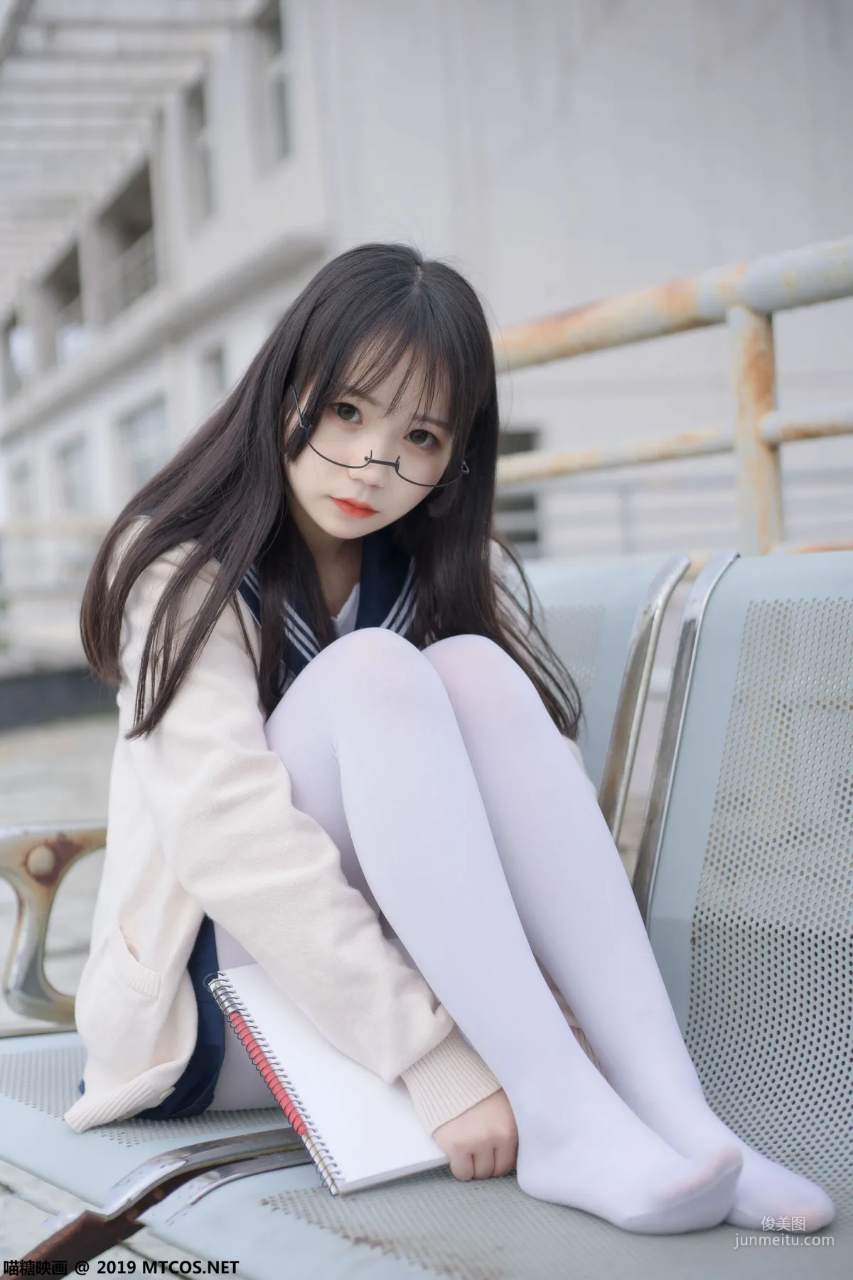 《喵喵的白丝水手服》 [喵糖映画] VOL.067 写真集9