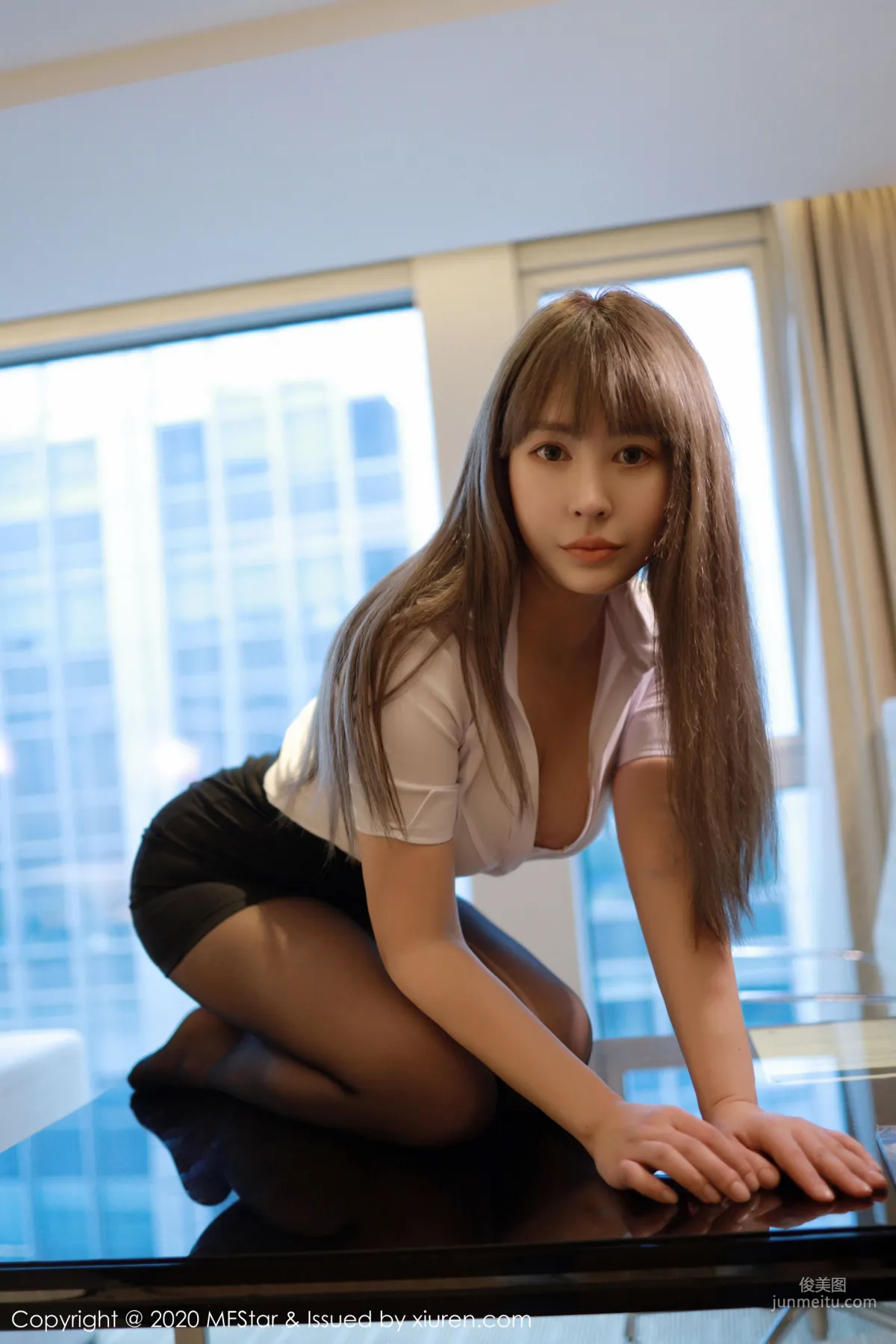 艾莉Evelyn《職場女秘書制服》 [模範學院MFStar] Vol.257 寫真集 49