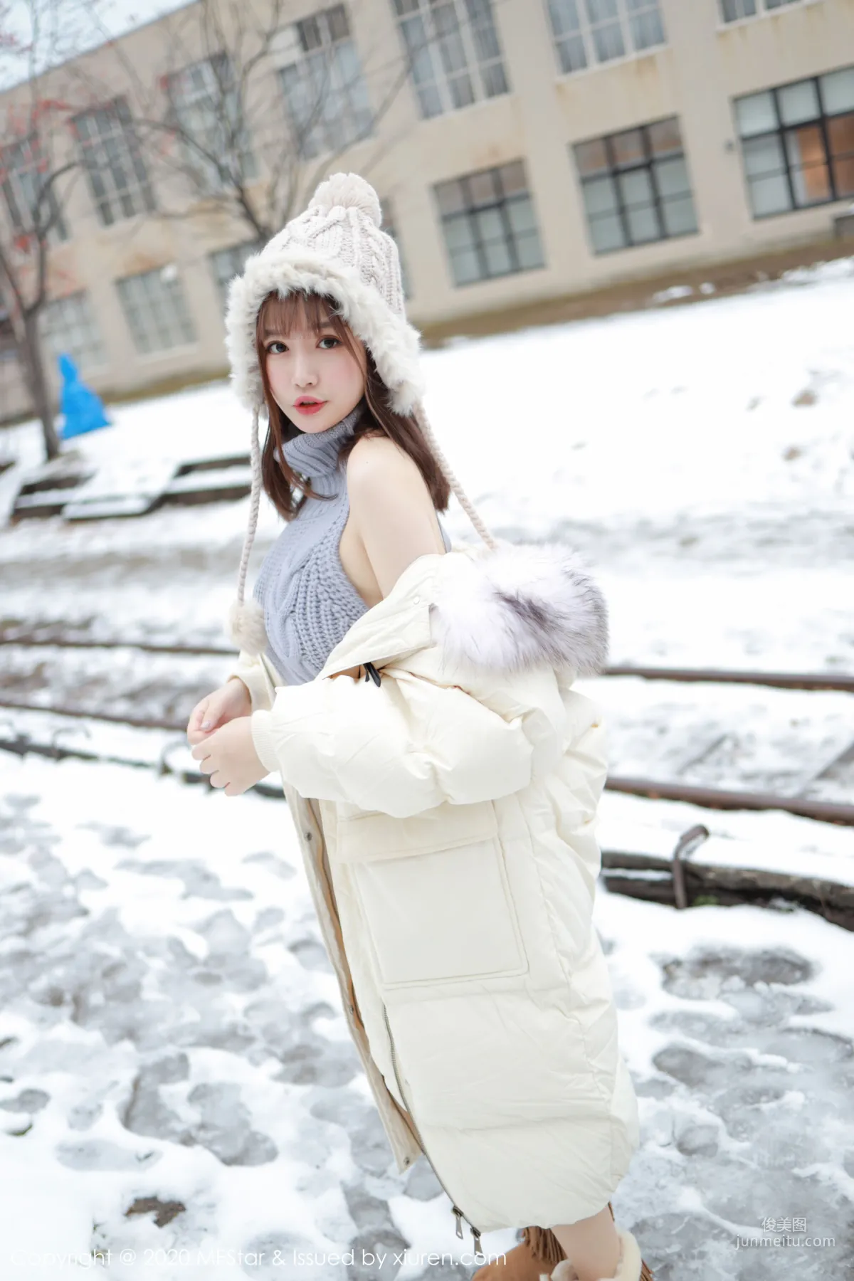 恩率babe《性感開背毛衣系列》 [模範學院MFStar] Vol.262 寫真集 9