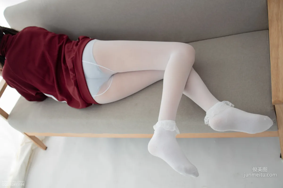 Aika《白絲套蕾絲花邊短襪》 [森蘿财團] JKFUN-058 寫真集 21