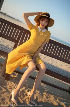 陸萱萱《海濱女友互動》 [秀人XIUREN] No.1812 寫真集