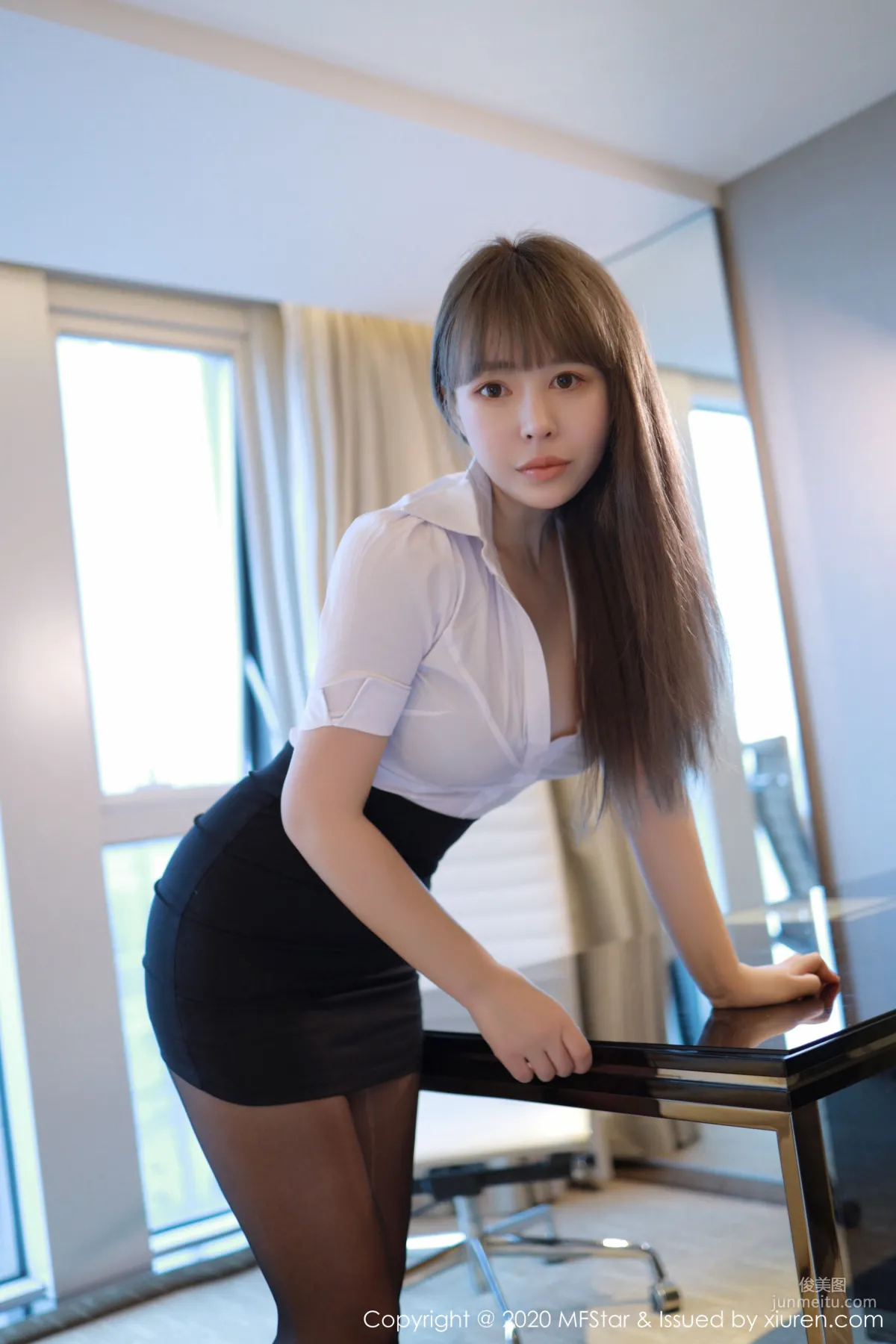 艾莉Evelyn《職場女秘書制服》 [模範學院MFStar] Vol.257 寫真集 6