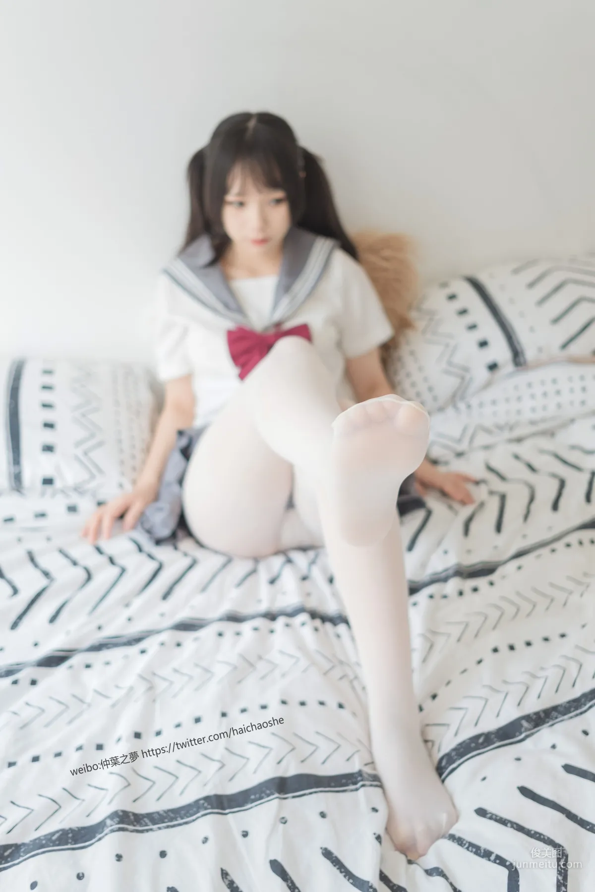 《白絲水手裙》 [輕蘭映畫] Grand.018 寫真集 55