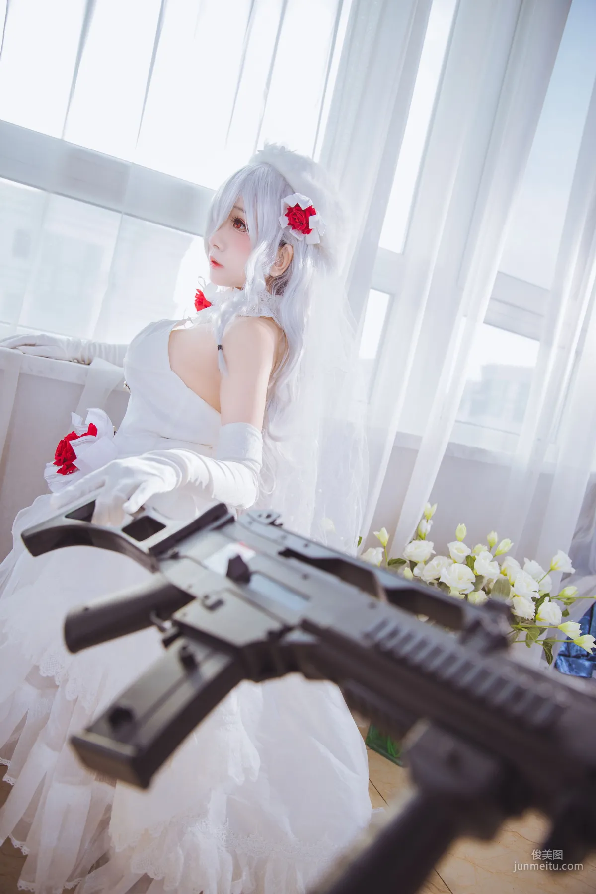 《花嫁cos》 [喵糖映画] VOL.123 写真集10