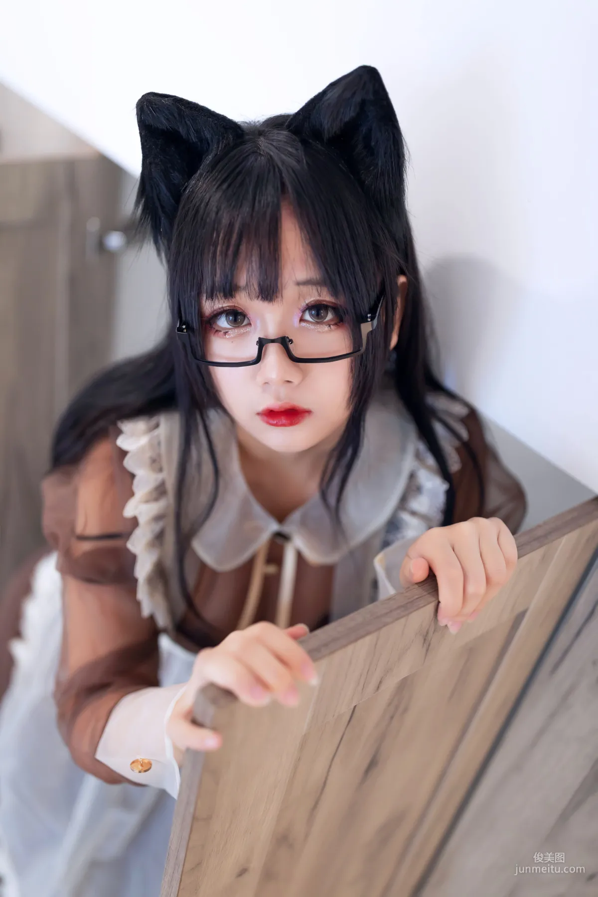 《棕色透明女仆》 [喵糖映画] VOL.125 写真集8