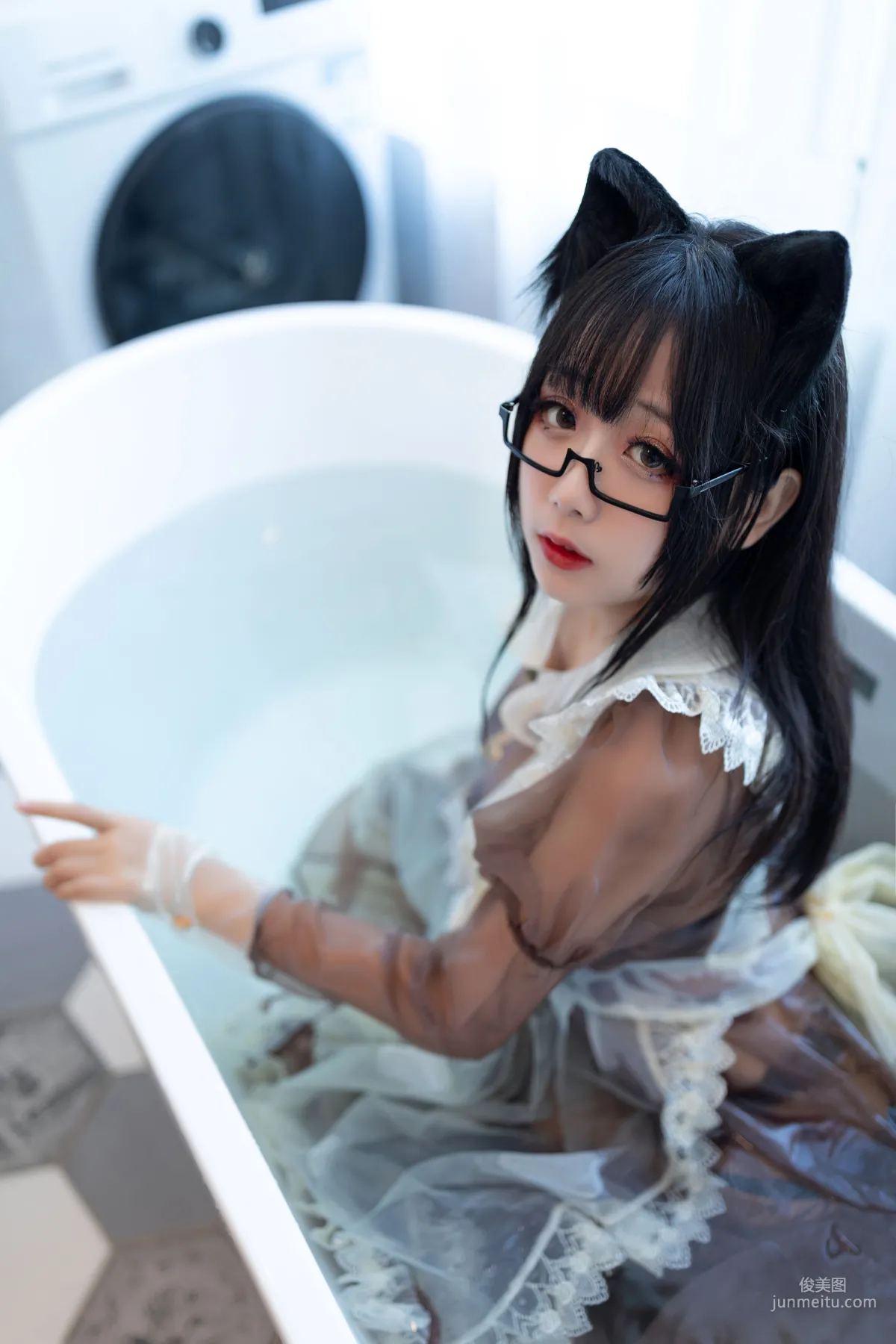 《棕色透明女仆》 [喵糖映画] VOL.125 写真集15