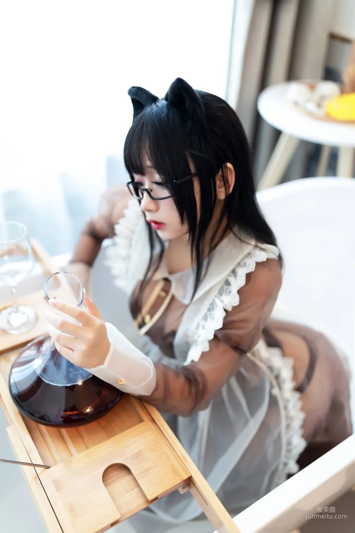 《棕色透明女仆》 [喵糖映画] VOL.125 写真集1