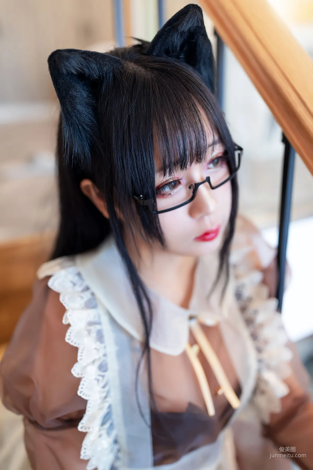 《棕色透明女仆》 [喵糖映画] VOL.125 写真集40