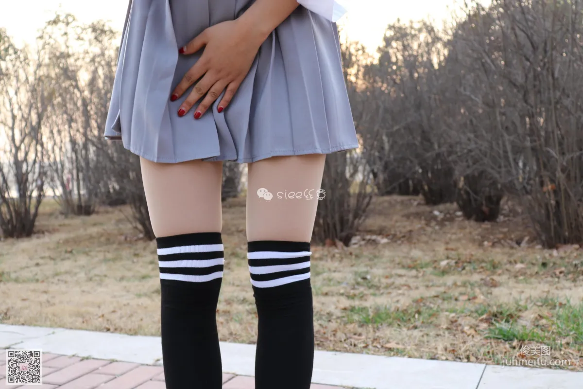 安安《学生长筒袜》 [丝意SIEE] No.060 写真集3