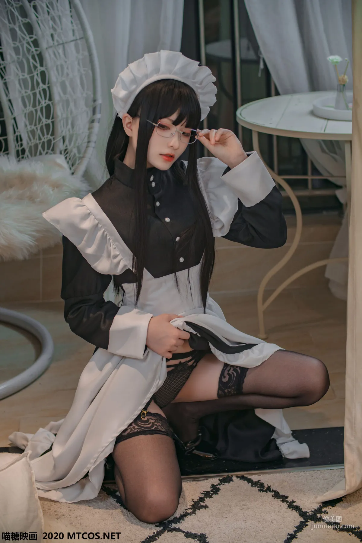 《女仆眼镜娘》 [喵糖映画] VOL.120 写真集10