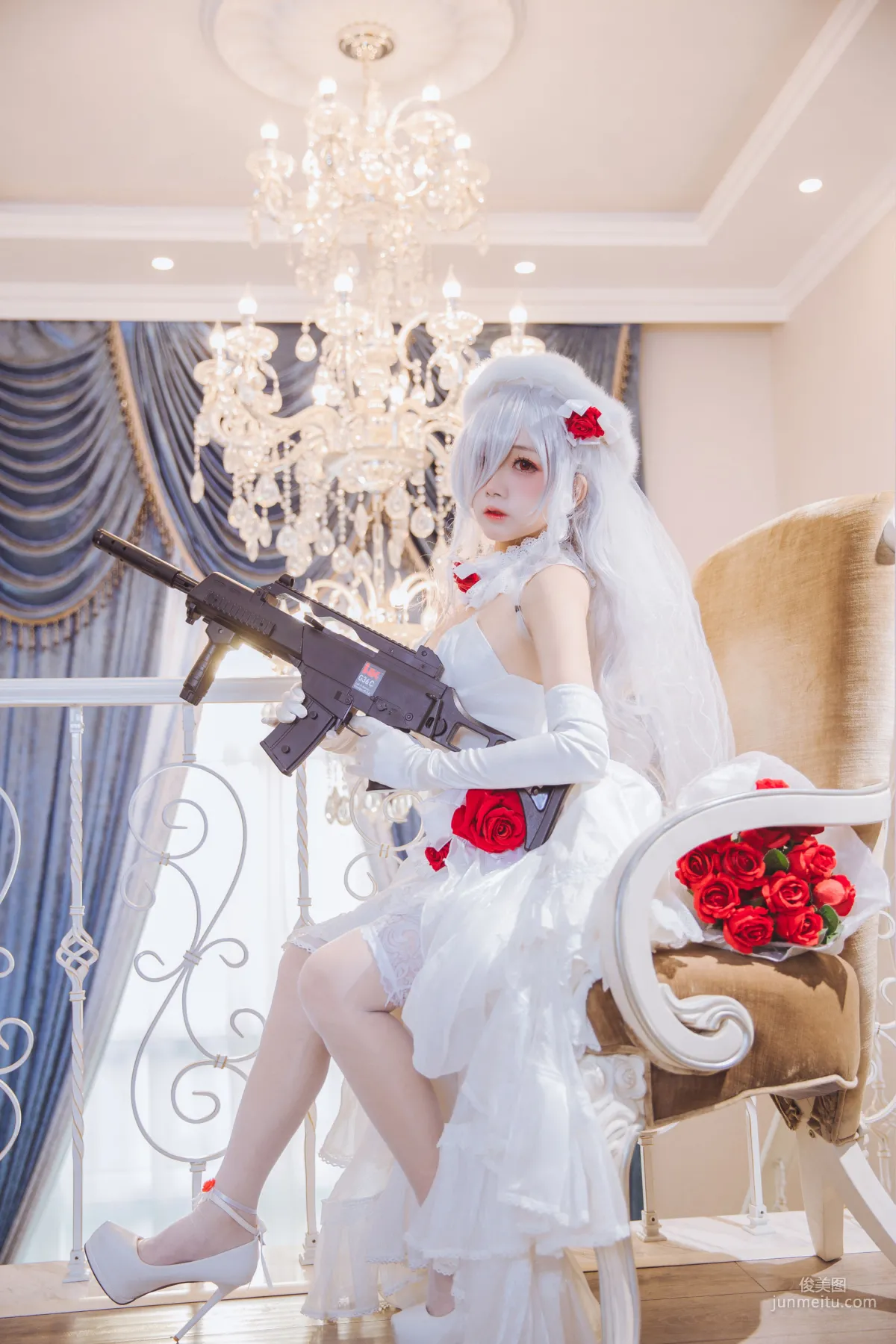 《花嫁cos》 [喵糖映画] VOL.123 写真集8