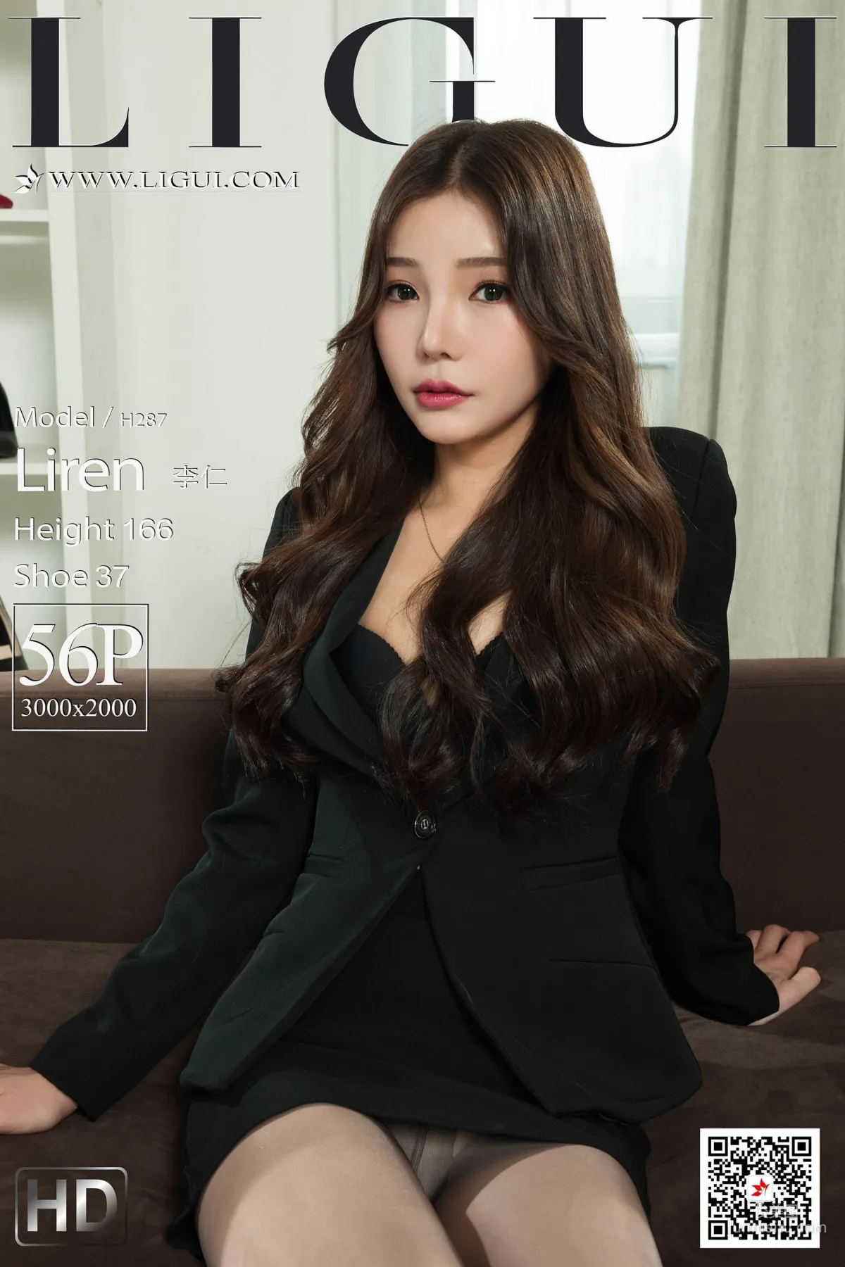 Model 李仁《肉丝美腿OL女郎》 [丽柜LIGUI] 写真集1