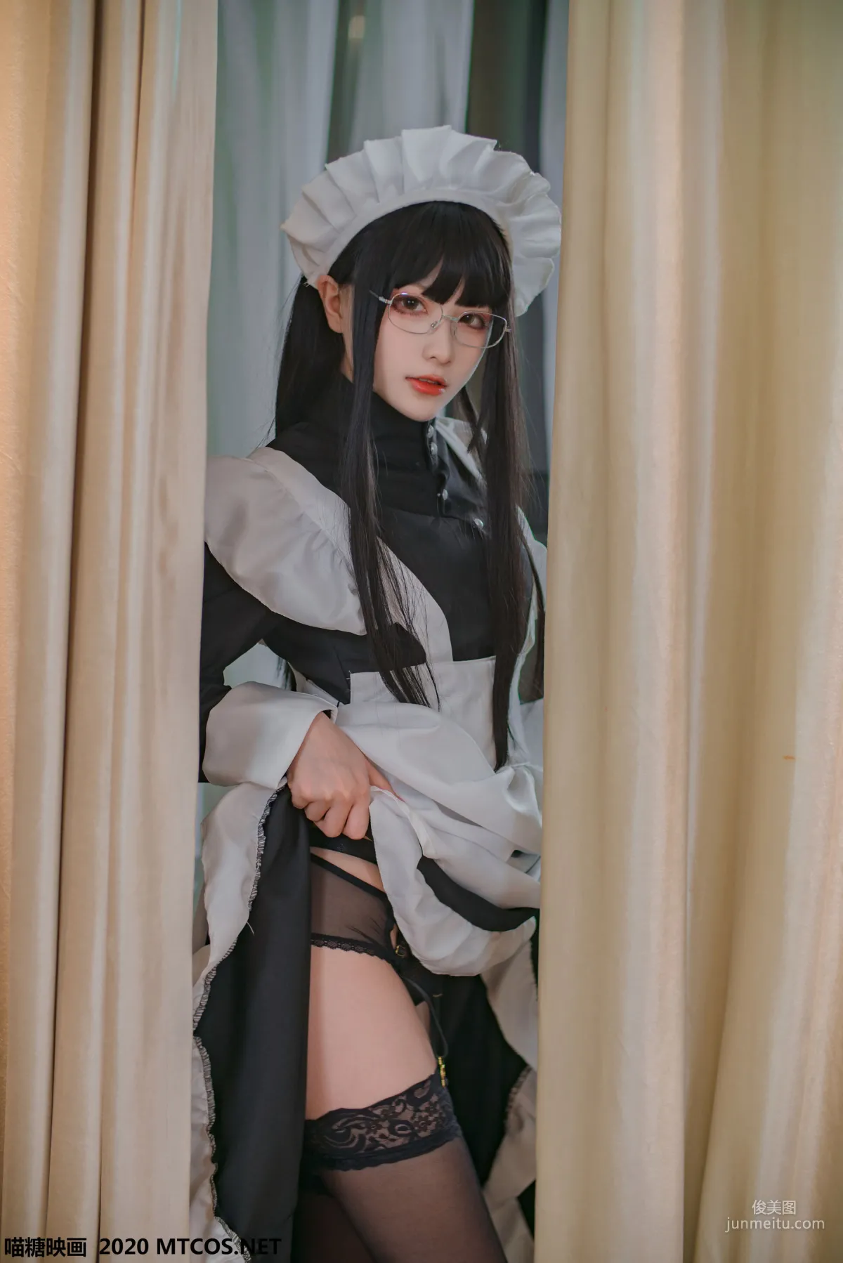 《女仆眼镜娘》 [喵糖映画] VOL.120 写真集4