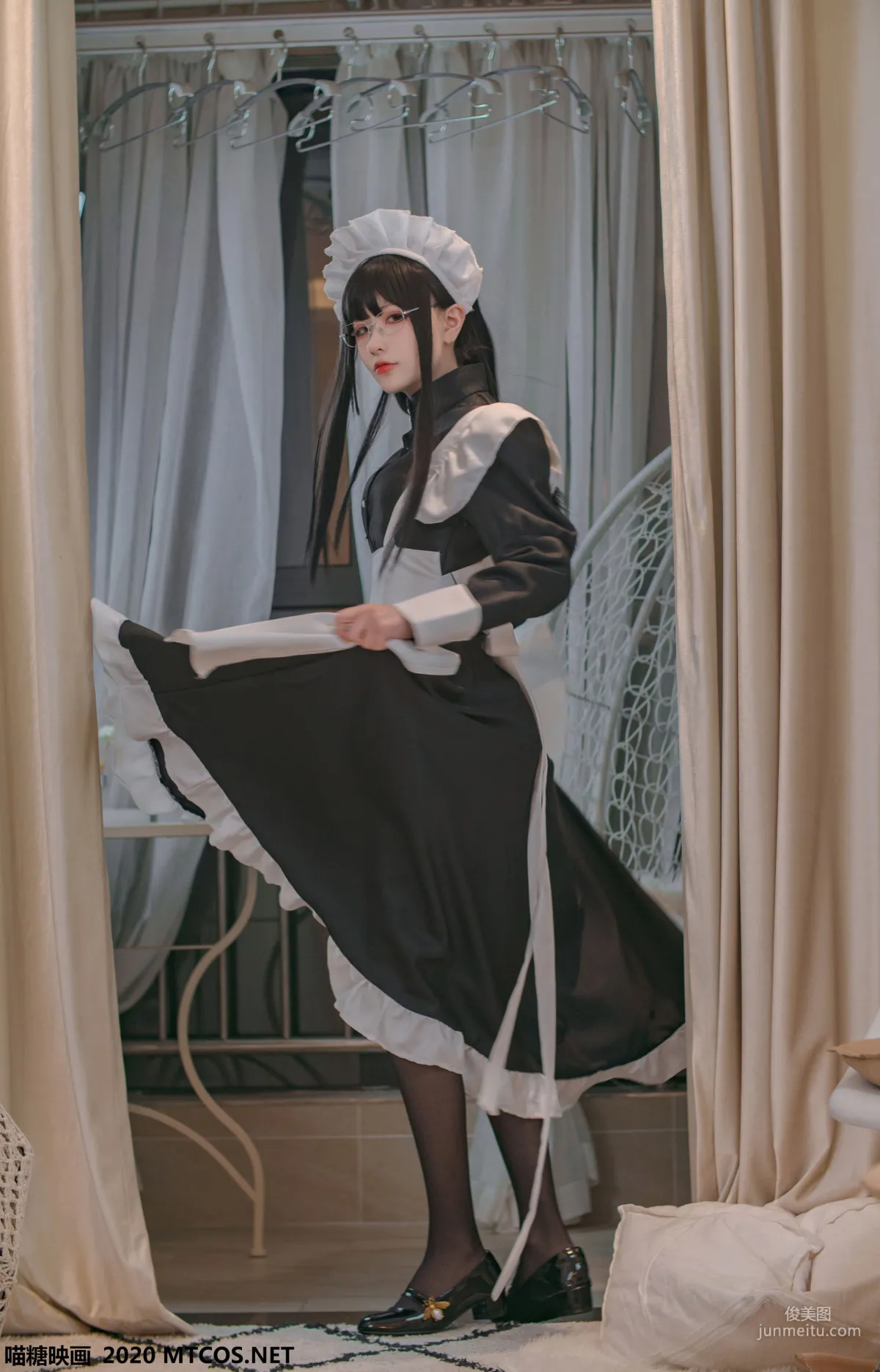 《女仆眼镜娘》 [喵糖映画] VOL.120 写真集8