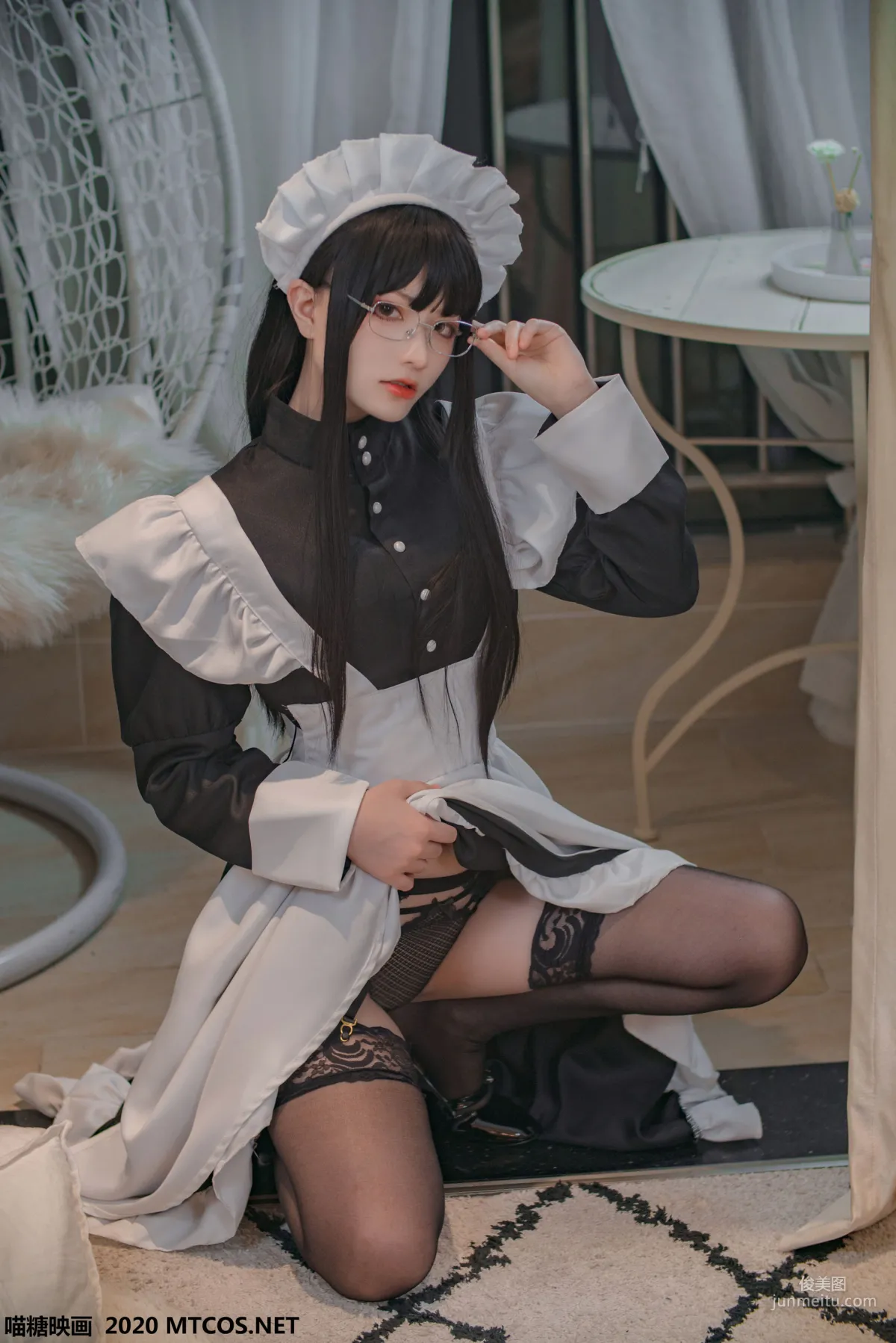 《女仆眼镜娘》 [喵糖映画] VOL.120 写真集9