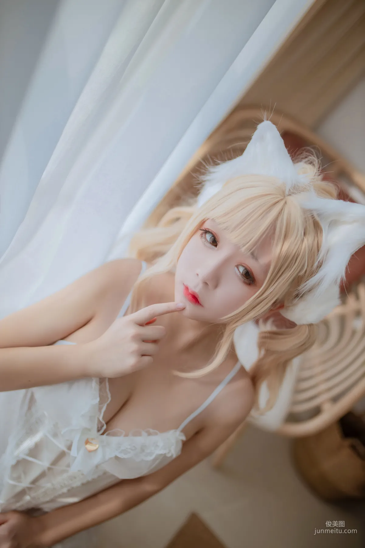 《私房双人猫耳》 [喵糖映画] VOL.128 写真集42