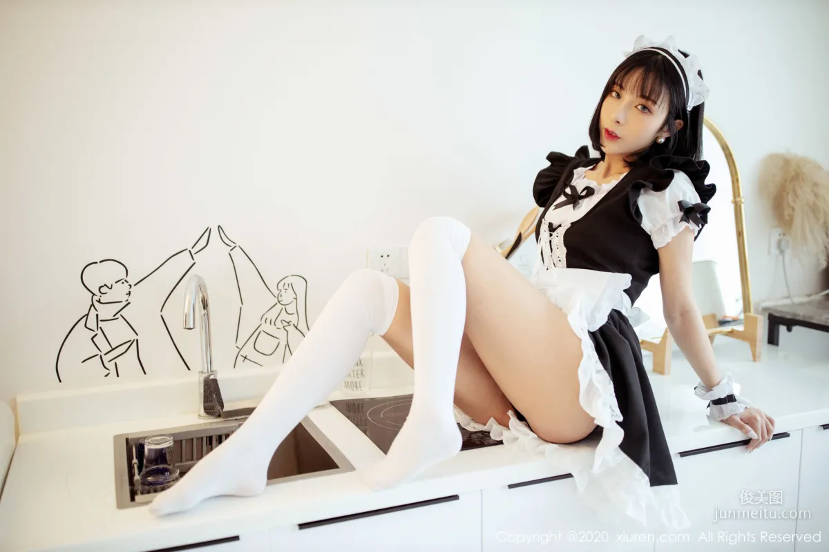 陳小喵《情趣的女仆》 [秀人XIUREN] No.2008 寫真集 6