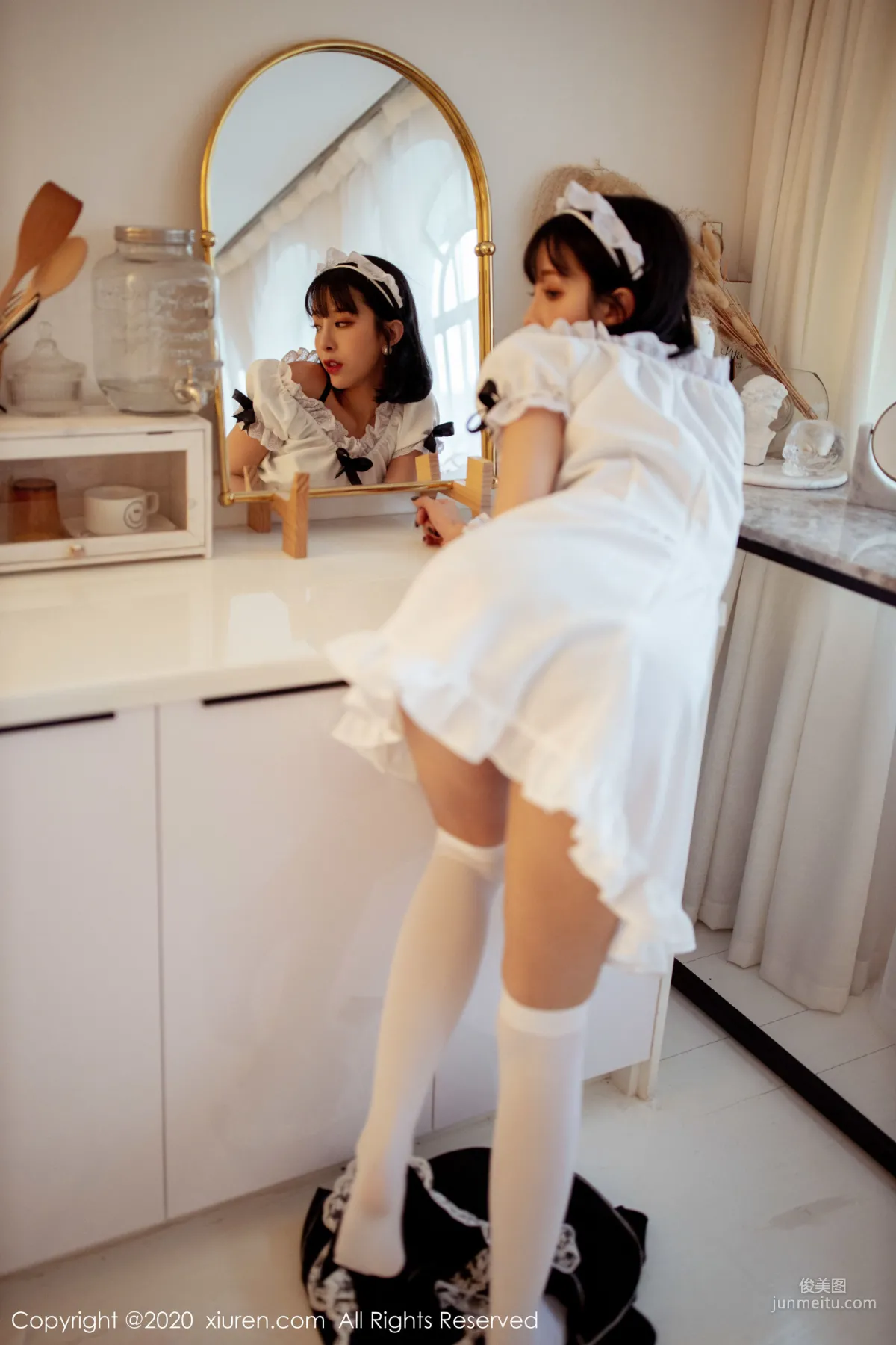 陳小喵《情趣的女仆》 [秀人XIUREN] No.2008 寫真集 38