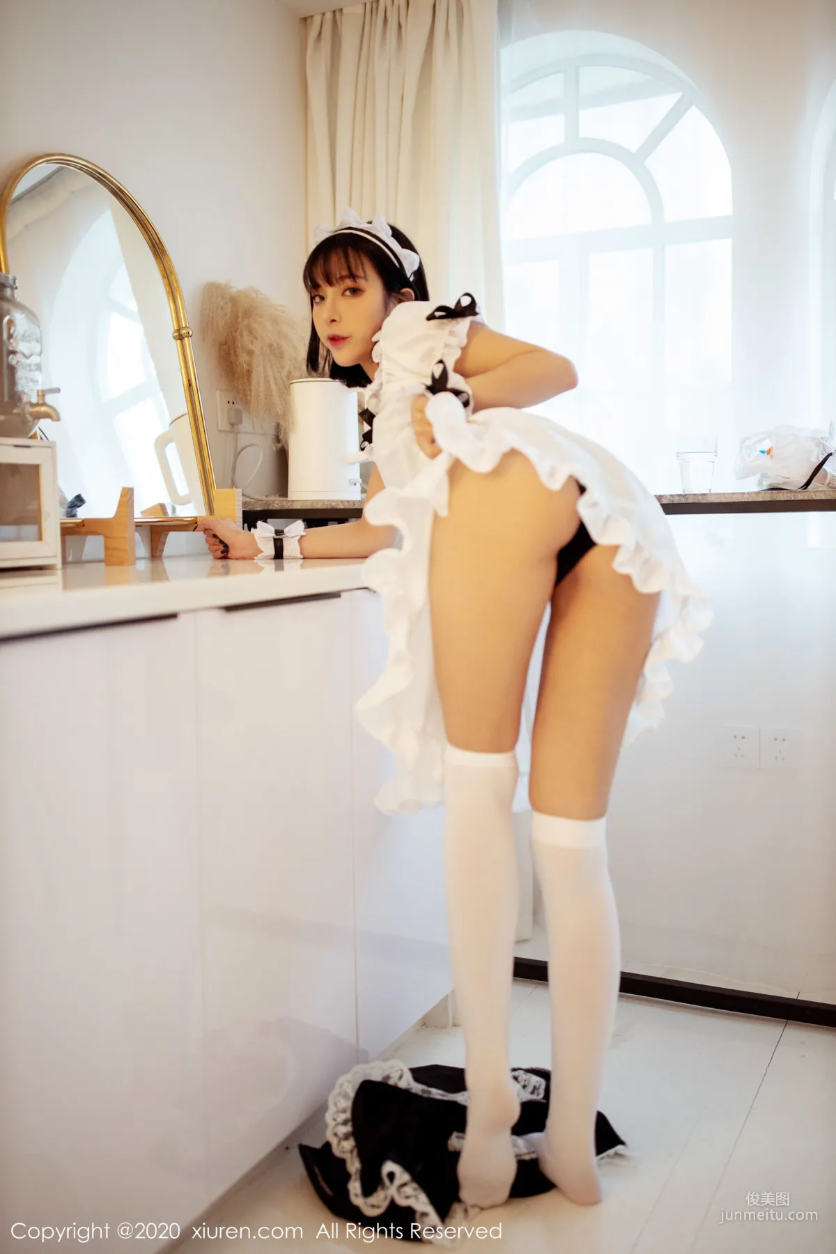 陳小喵《情趣的女仆》 [秀人XIUREN] No.2008 寫真集 39