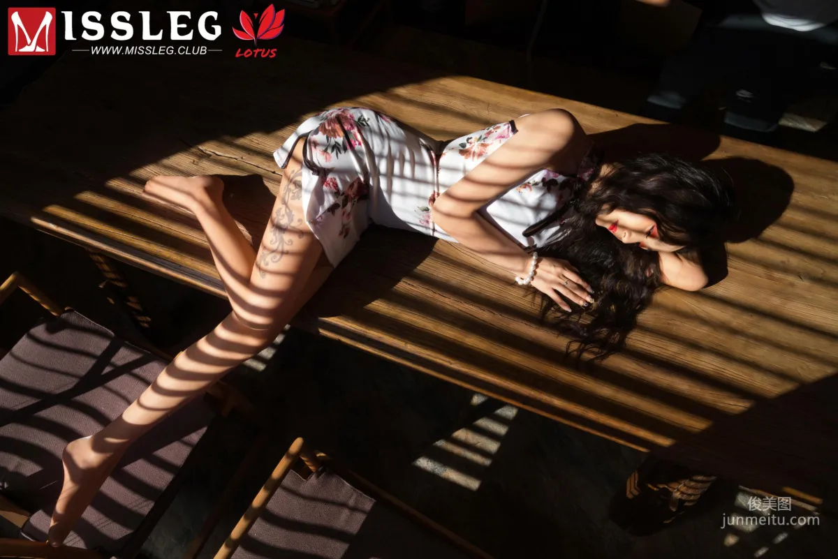蔷薇《旗袍+肚兜》 [蜜丝MISSLEG] M007 写真集10
