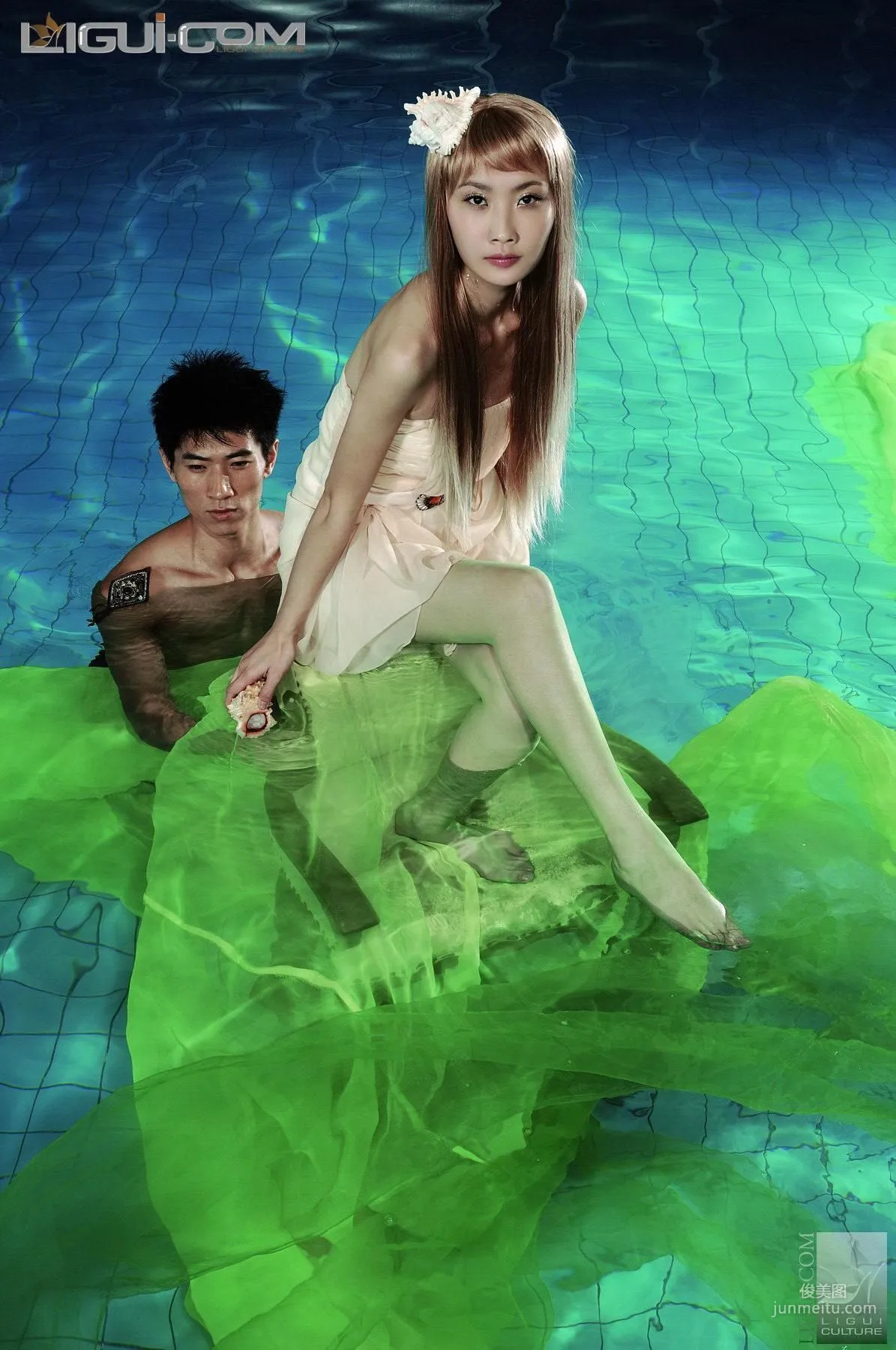 Model 馬鑫茹《人魚的夢想》 [麗櫃LiGui] 絲足寫真圖片 4