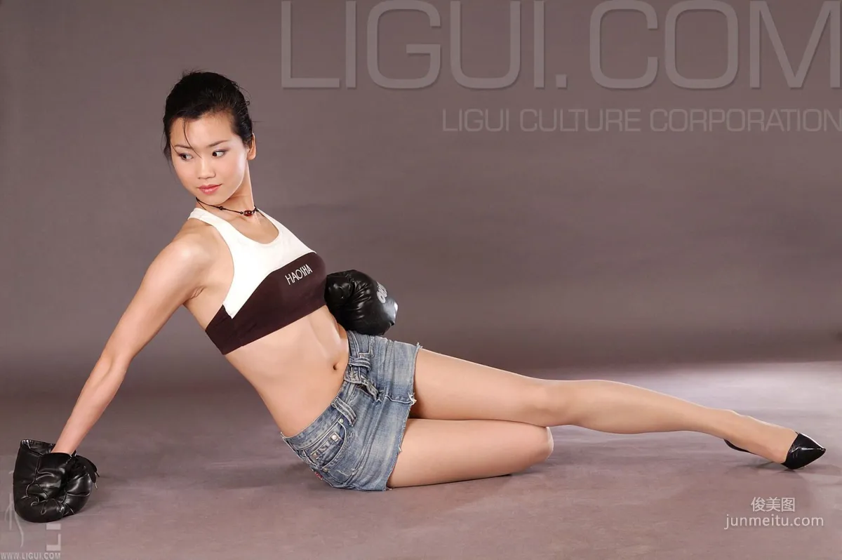 [麗櫃LiGui] Model 由美《牛仔搏擊女郎》絲足寫真集圖片 13