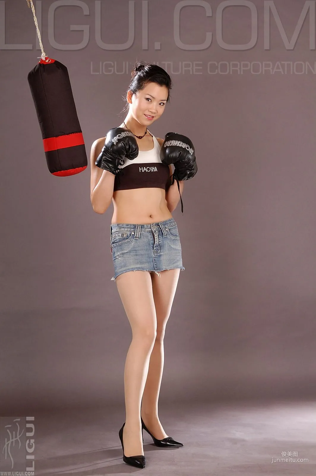 [麗櫃LiGui] Model 由美《牛仔搏擊女郎》絲足寫真集圖片 5