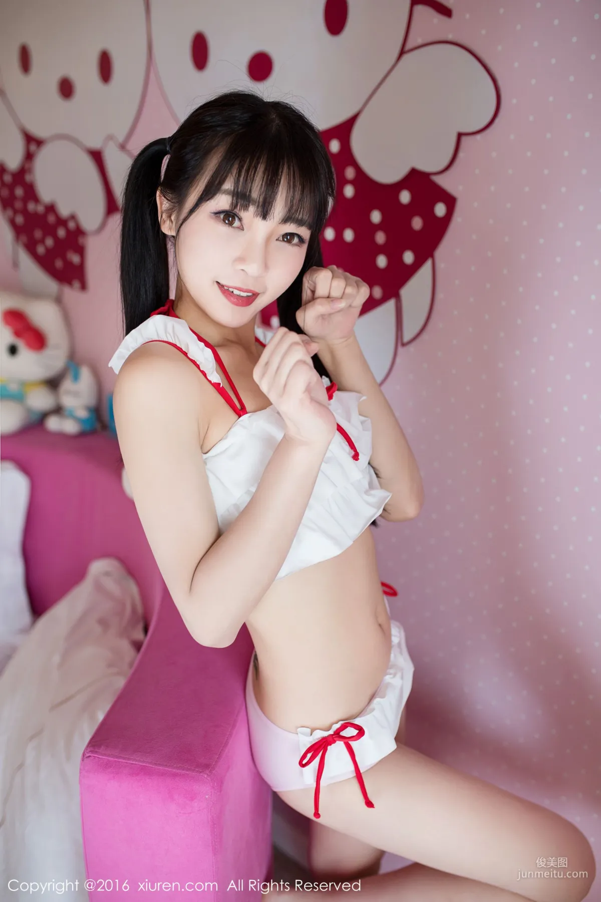 Mio莉莉《絲粉色的初戀》 [秀人網XiuRen] No.552 寫真集 20